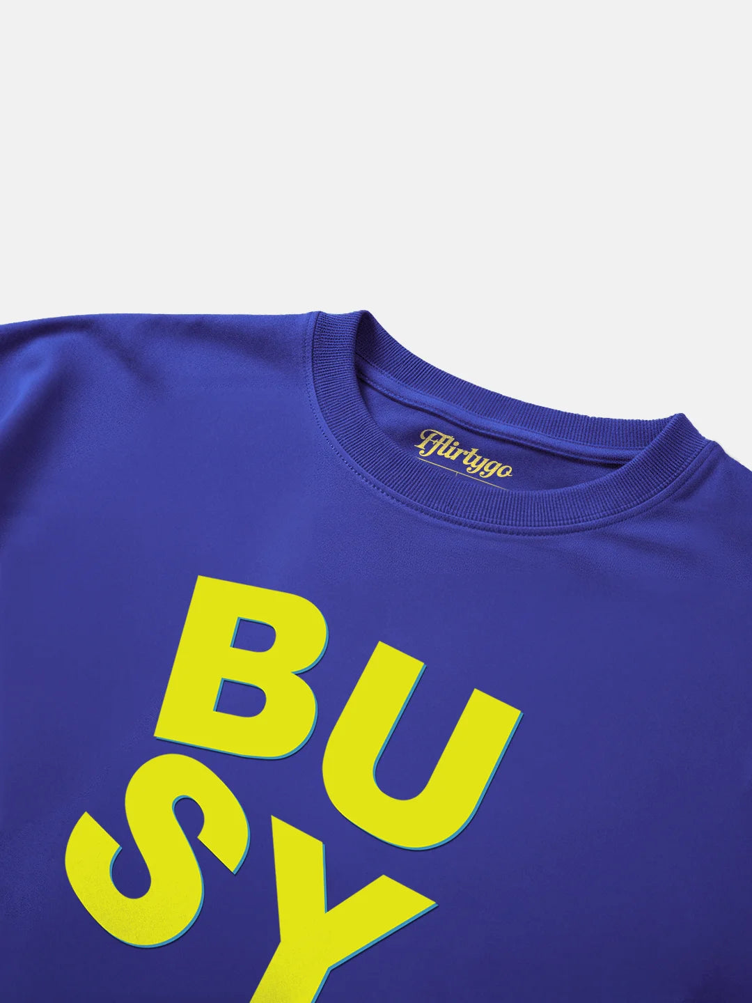 Busy Fflirtygo Mens Oversized T-Shirt