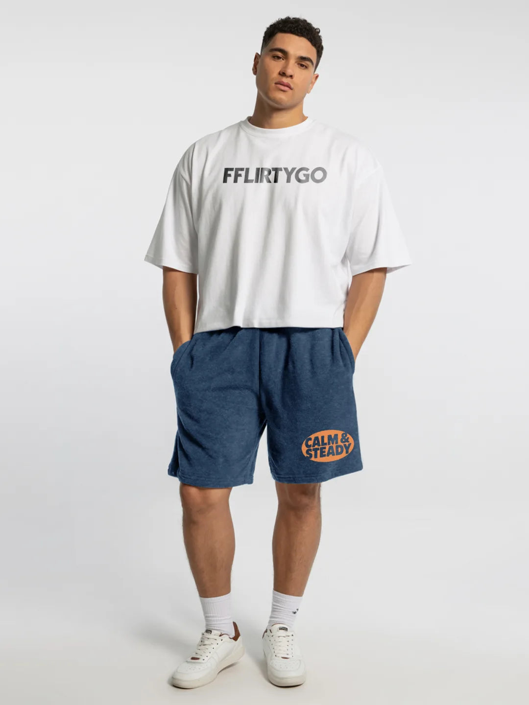 Calm & Steady Cotton Mens Shorts