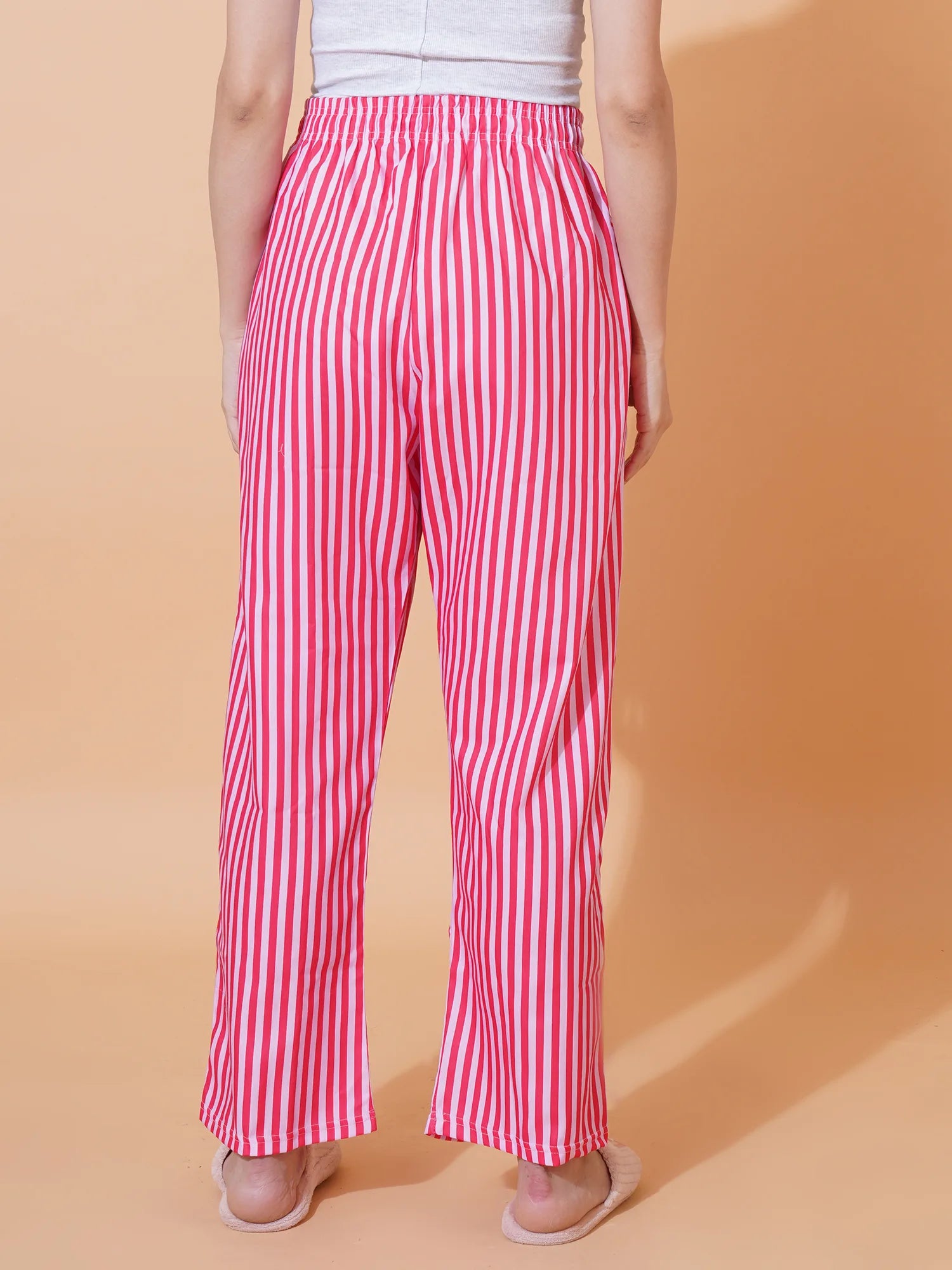 Candy Pink Stripes Women's Pyjama