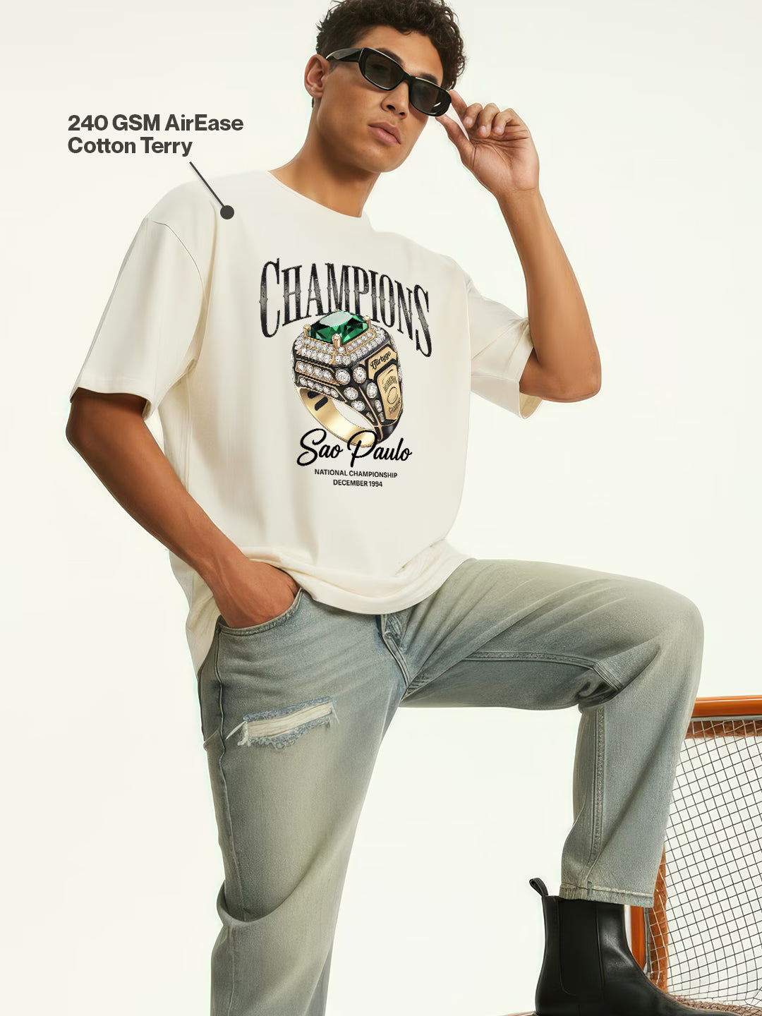 Champions Sao Paulo Men's Oversized T-Shirt