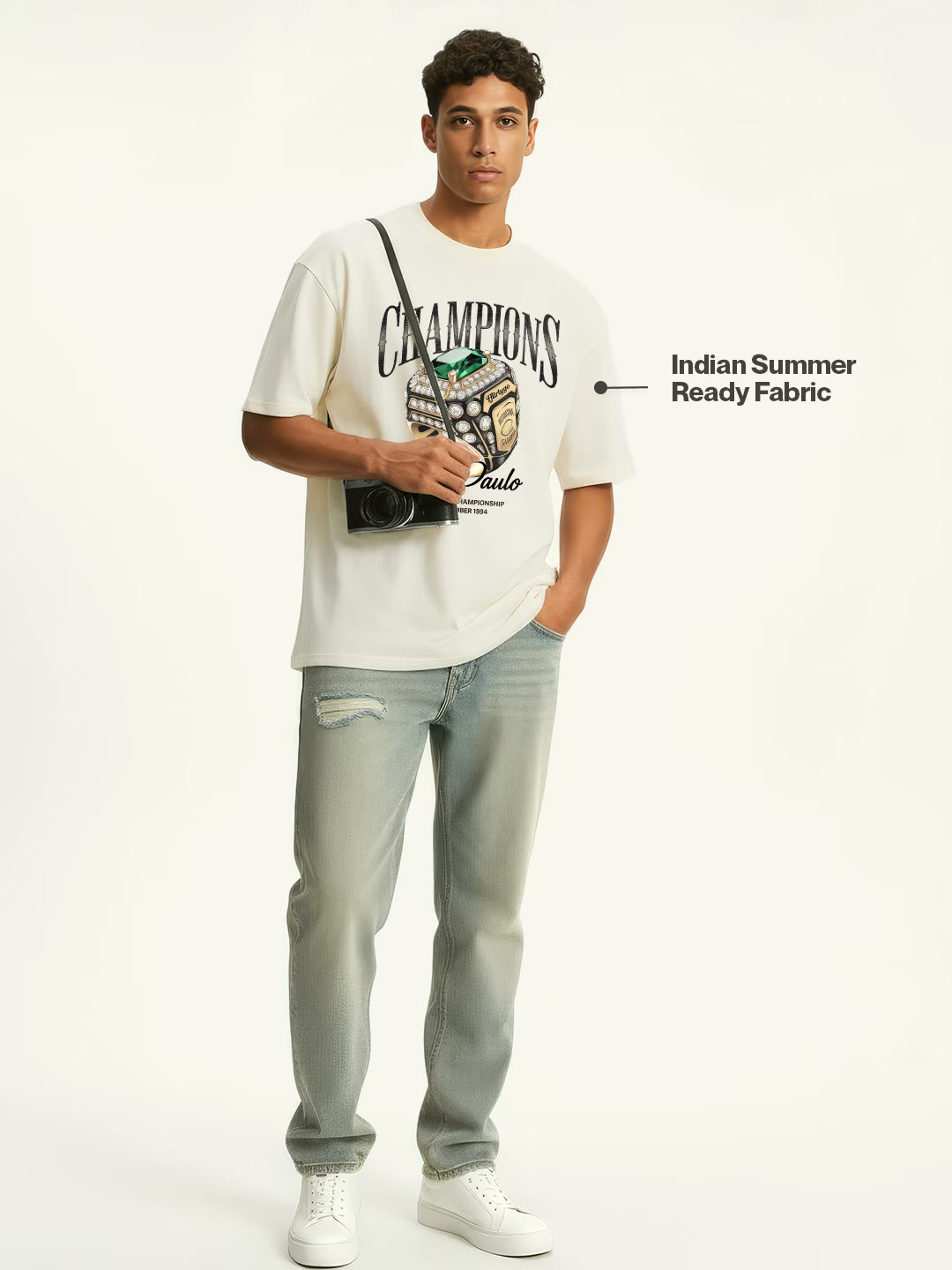Champions Sao Paulo Men's Oversized T-Shirt