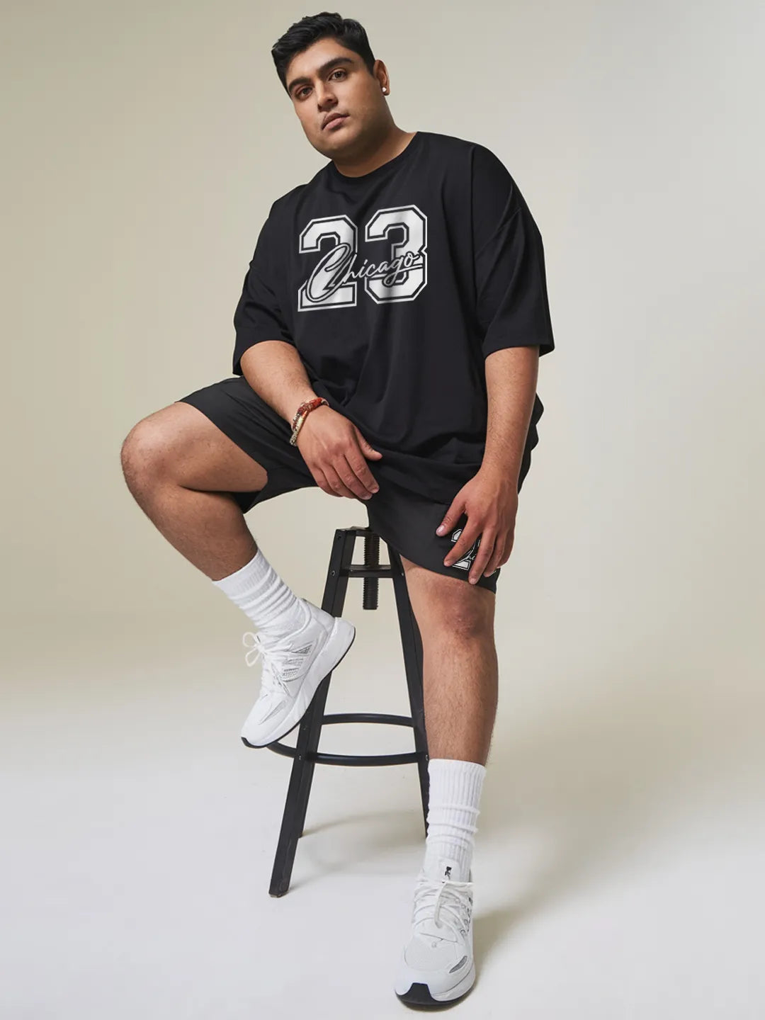 23 Chicago Cotton Mens T Shirt and Shorts Combo Set