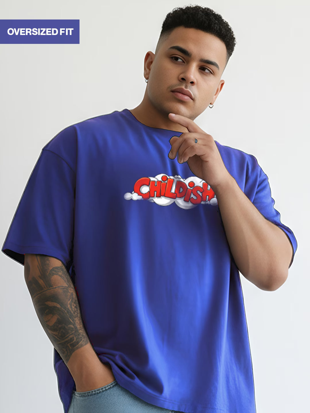 Childish Men's Oversized T-Shirt