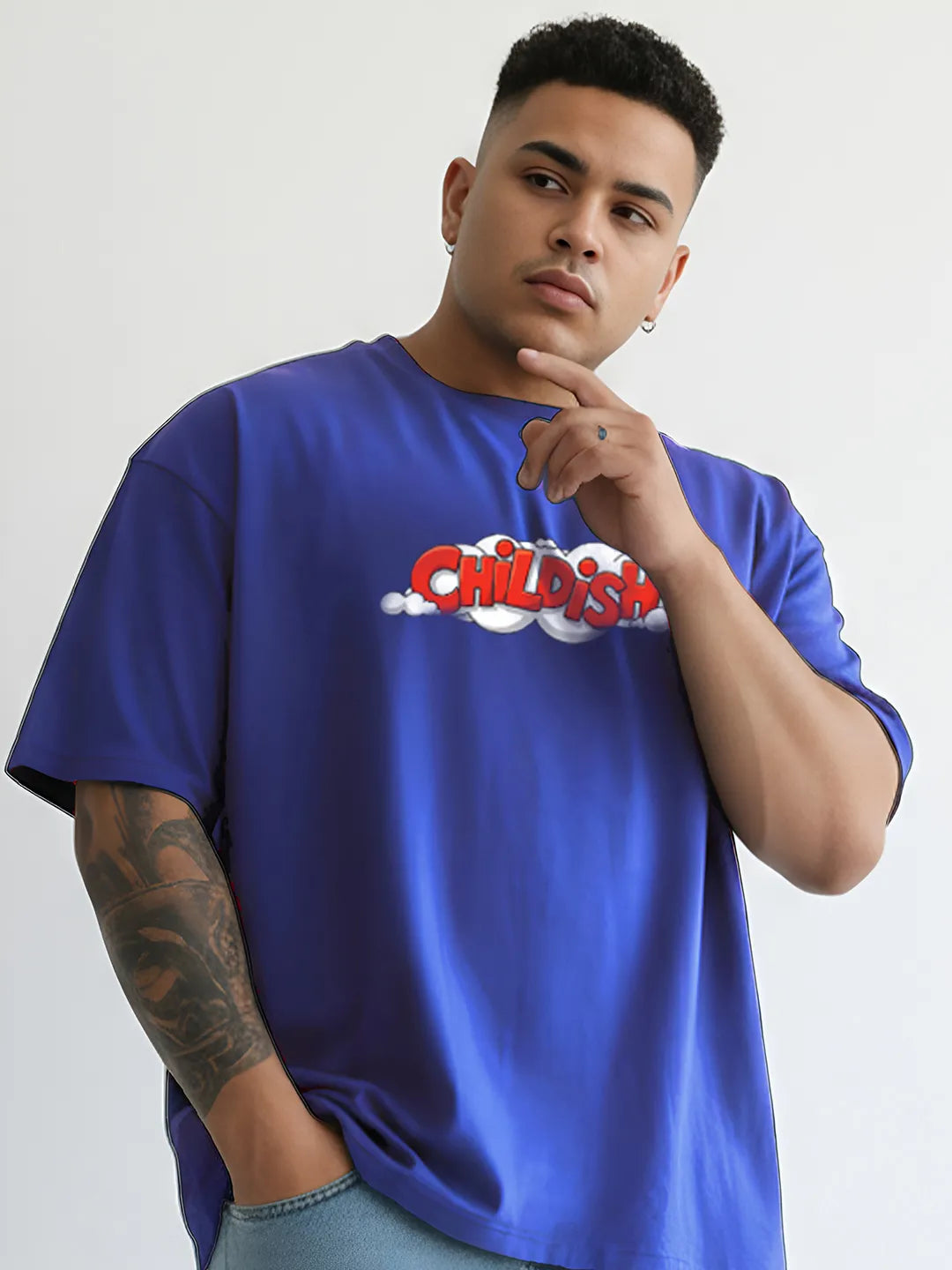 Childish Mens Oversized T-Shirt