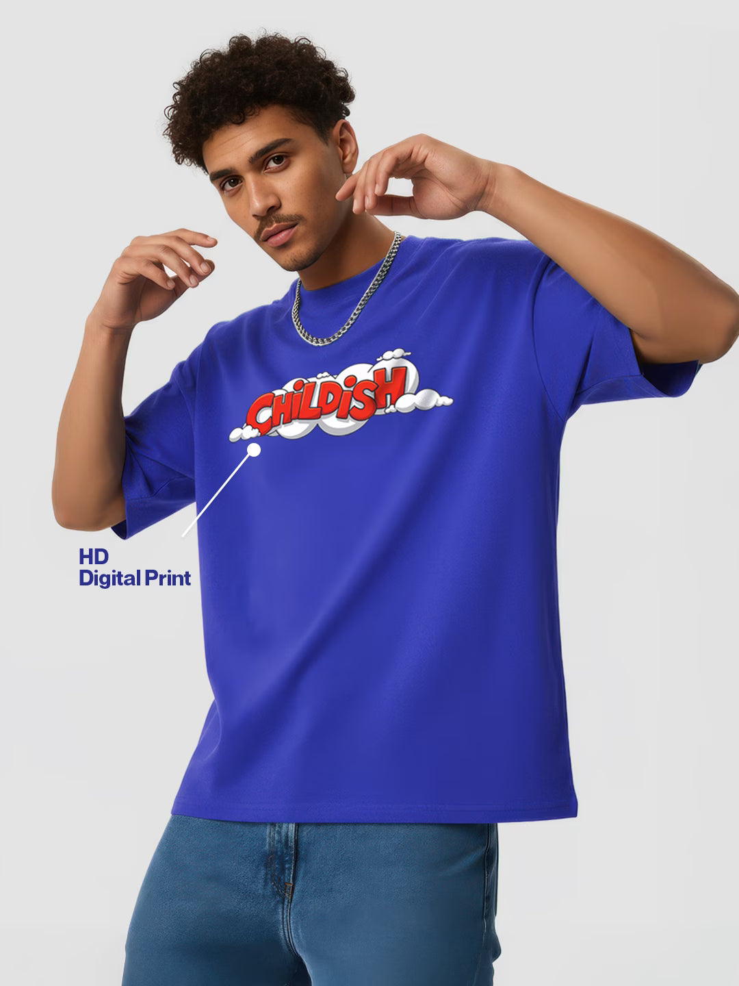 Childish Men's Oversized T-Shirt