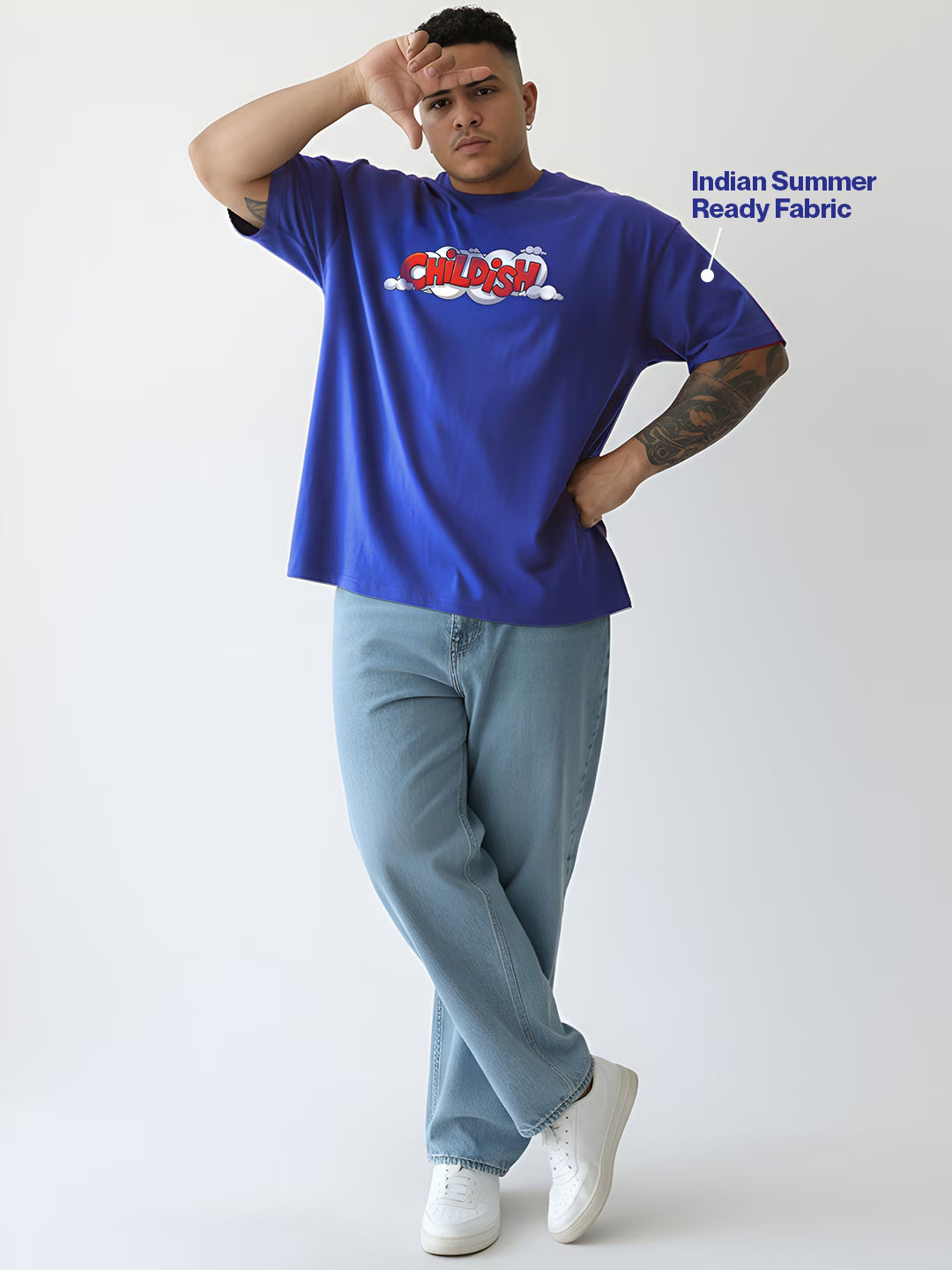 Childish Men's Oversized T-Shirt