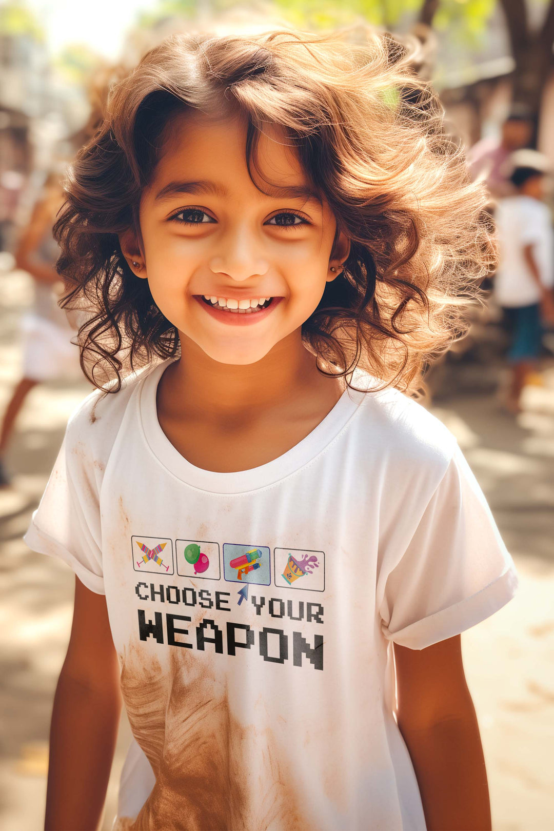 Choose Your Weapon Kids T Shirt