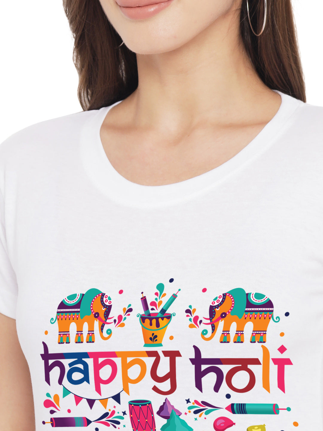 Happy Holi Ancient Women's Tshirt