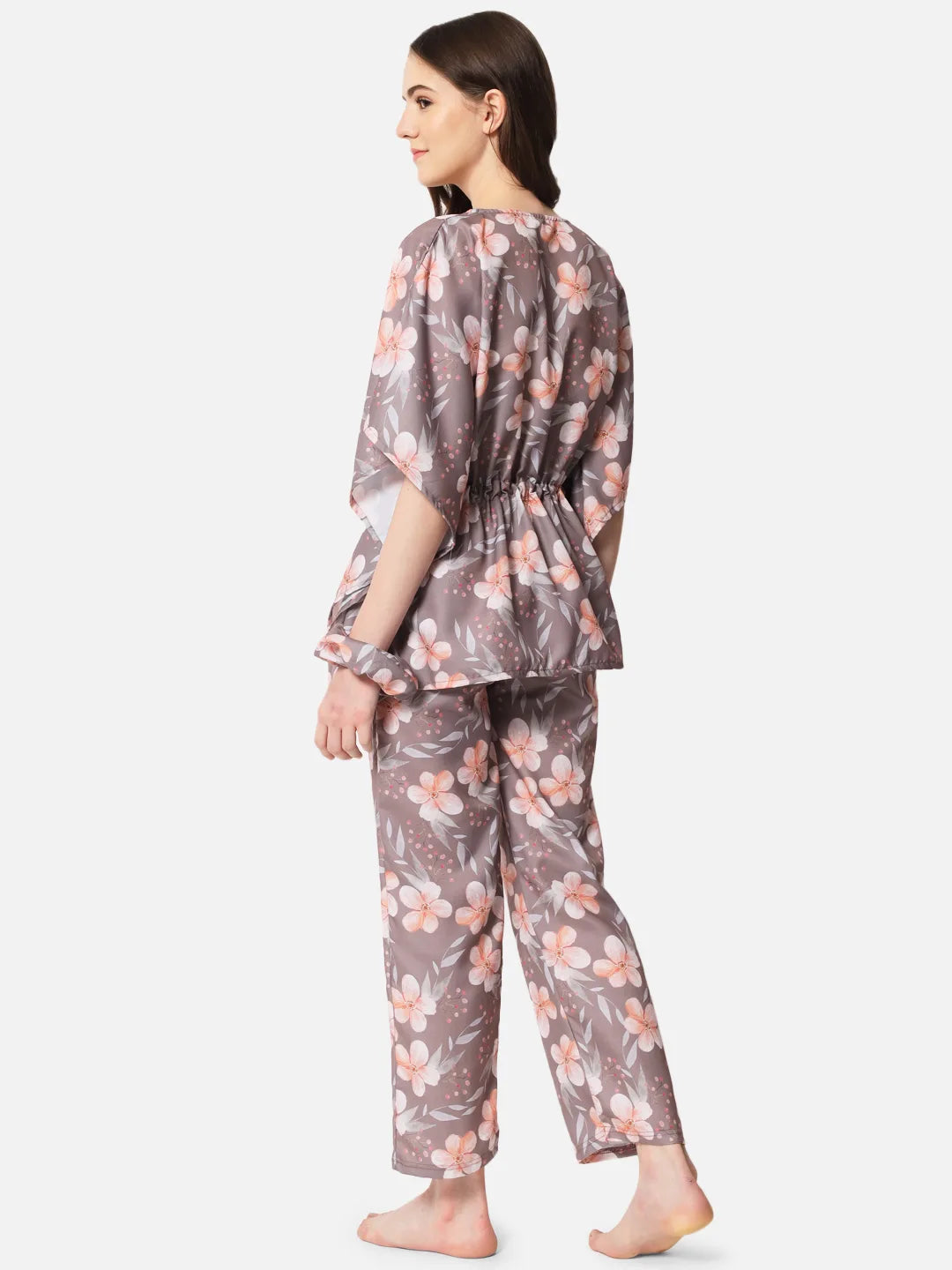 Cocoa Blossoms Kaftan Set