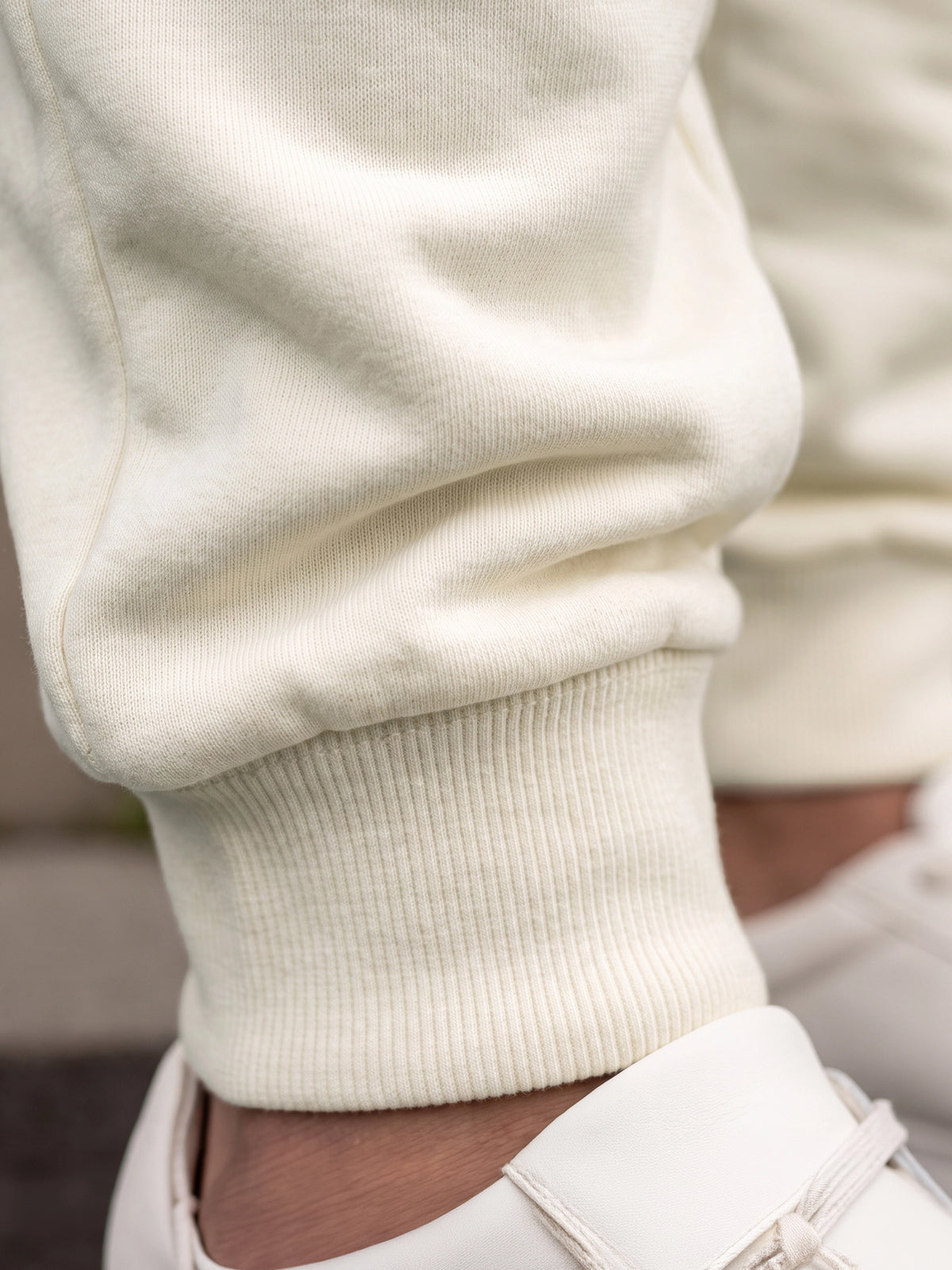 Cream Fleece Joggers