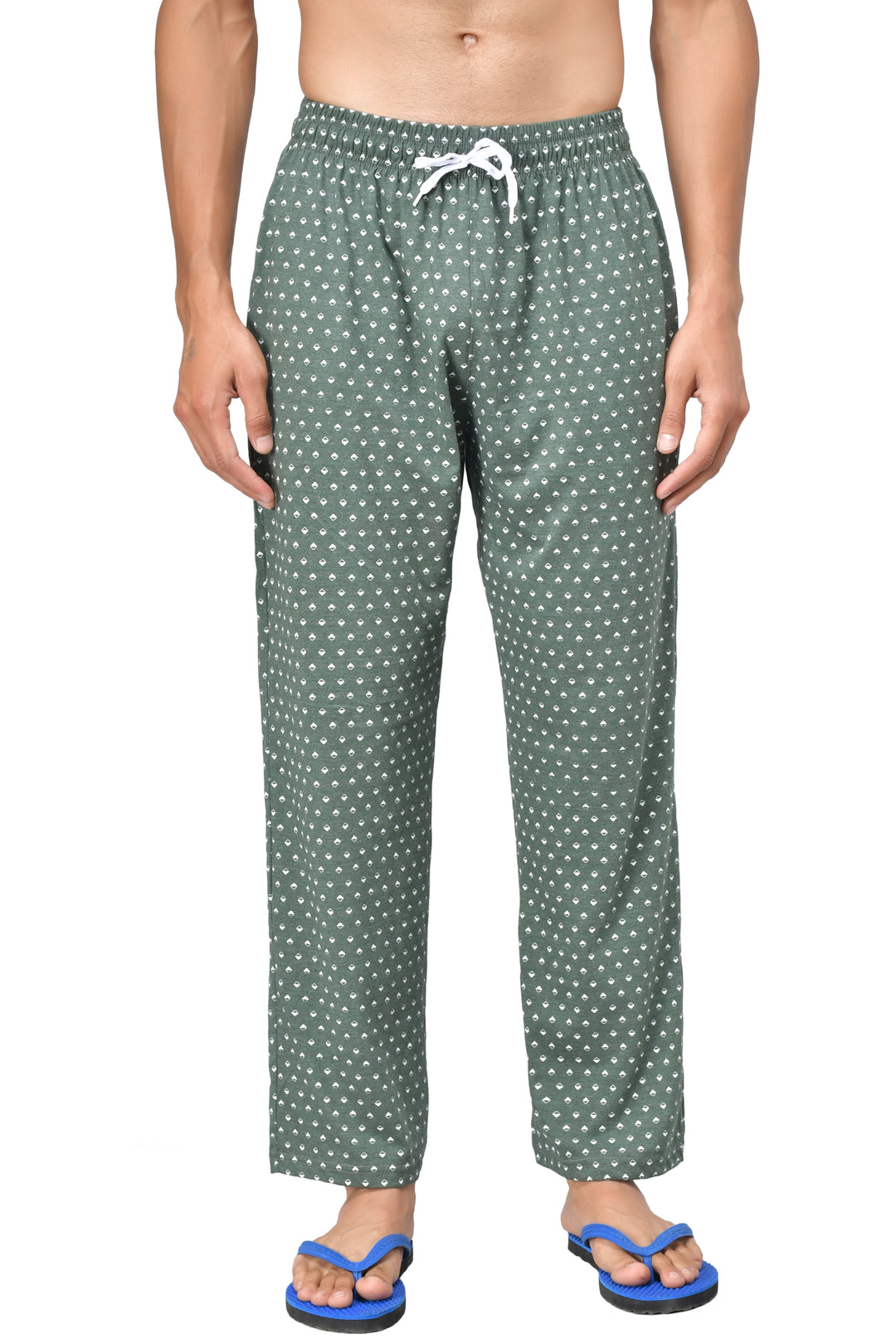 Green Color Printed Pyjama