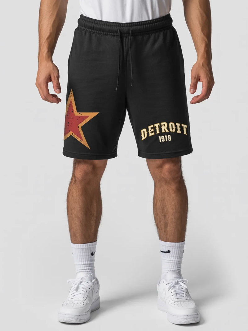 Detroit Cotton Mens Shorts