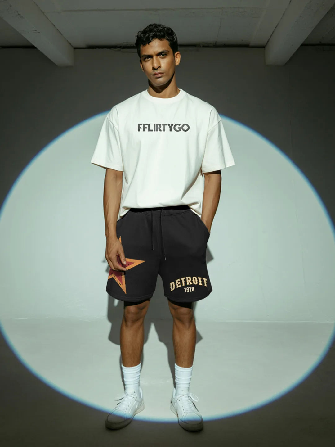 Detroit Cotton Mens Shorts