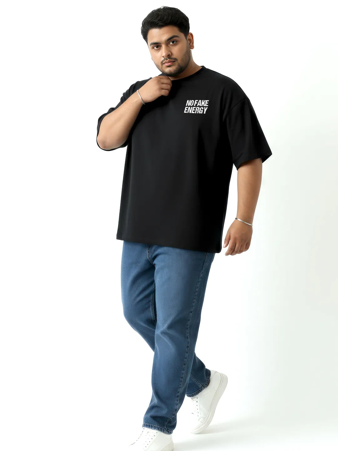 Don't Go Broke Trying To Look Rich Mens Oversized T-Shirt