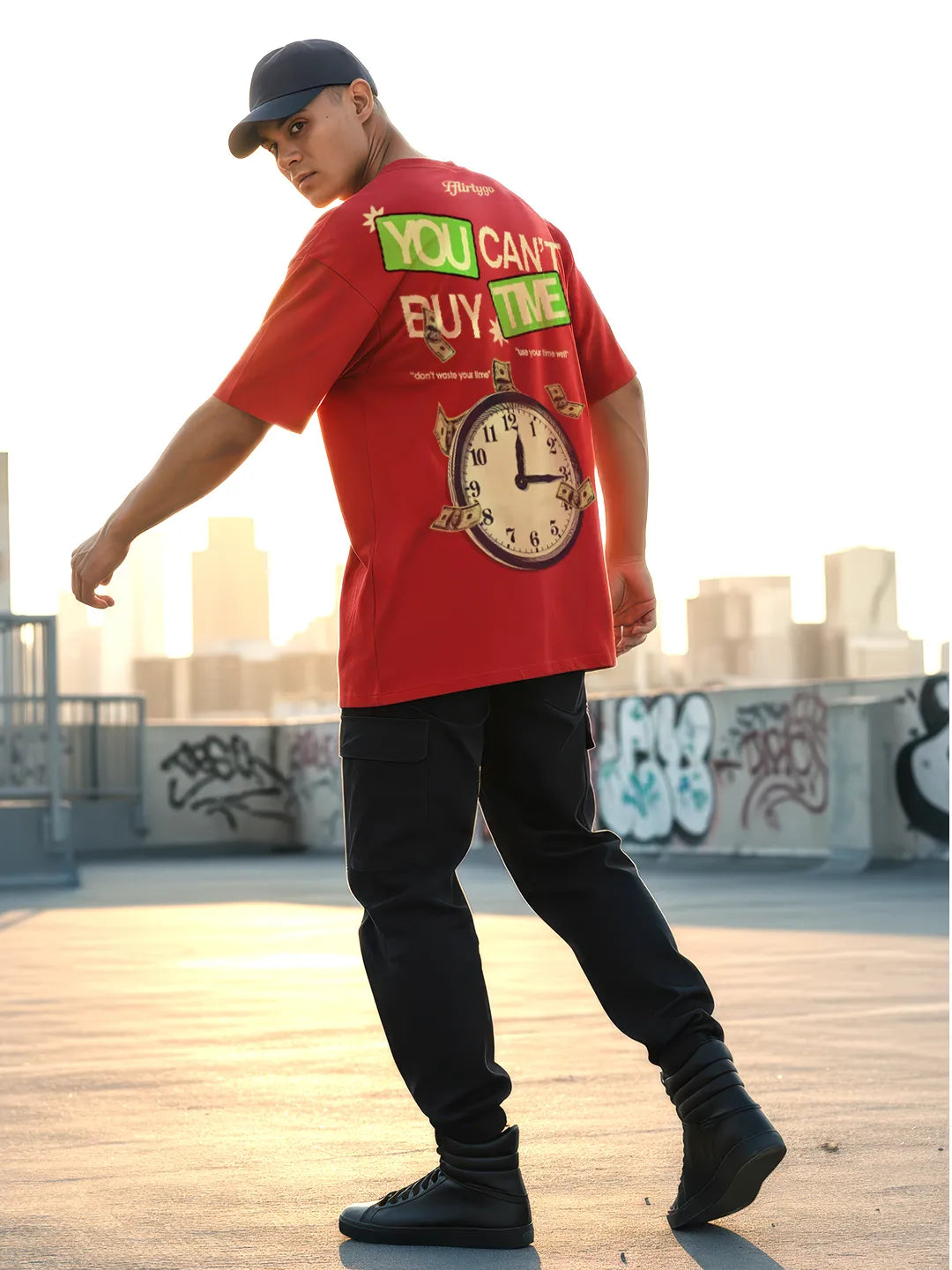 You Can't Buy Me Mens Oversized T-Shirt