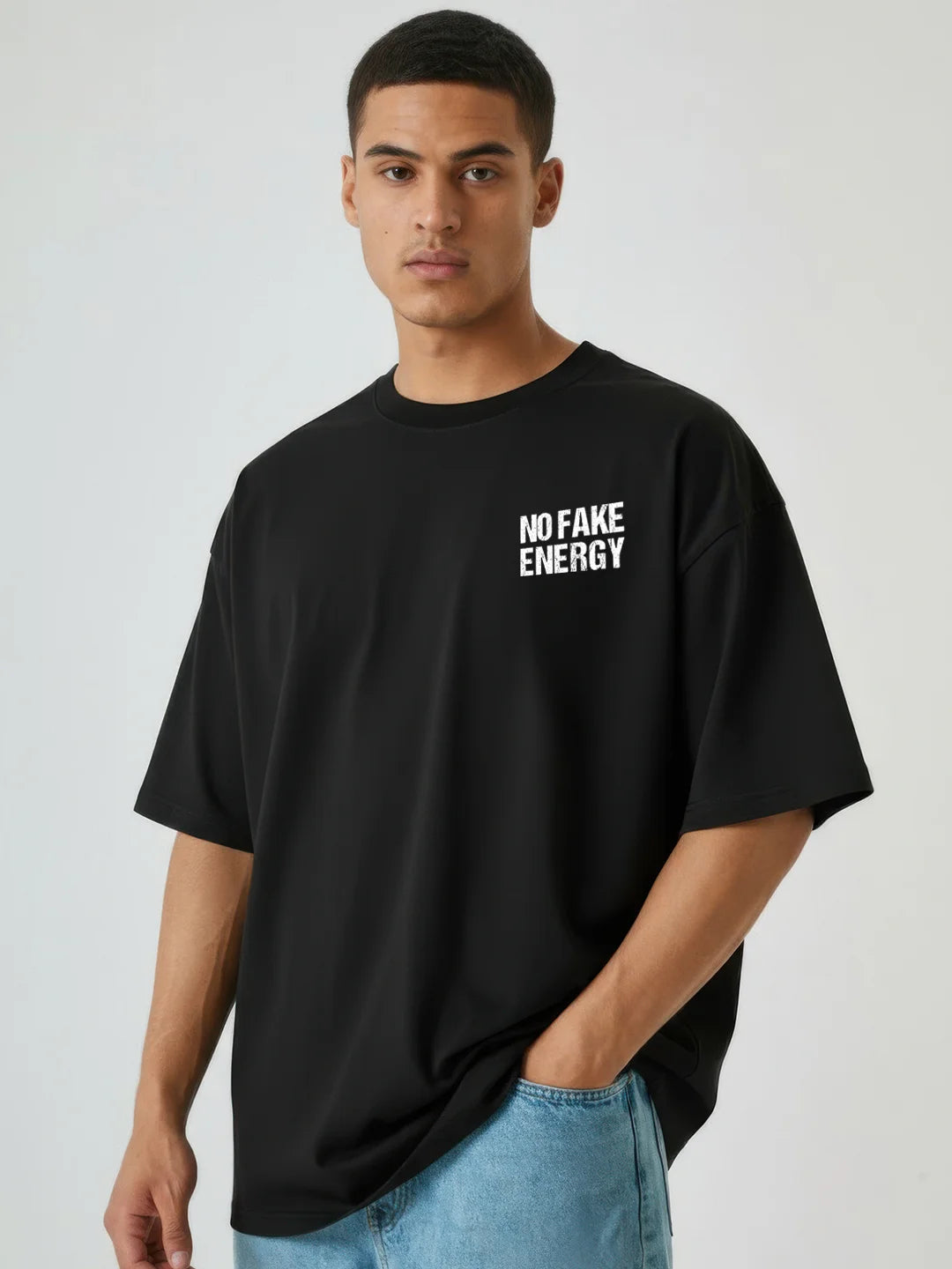 Don't Go Broke Trying To Look Rich Mens Oversized T-Shirt