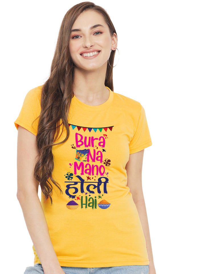Bura Na Mano Holi Hai Women's Tshirt