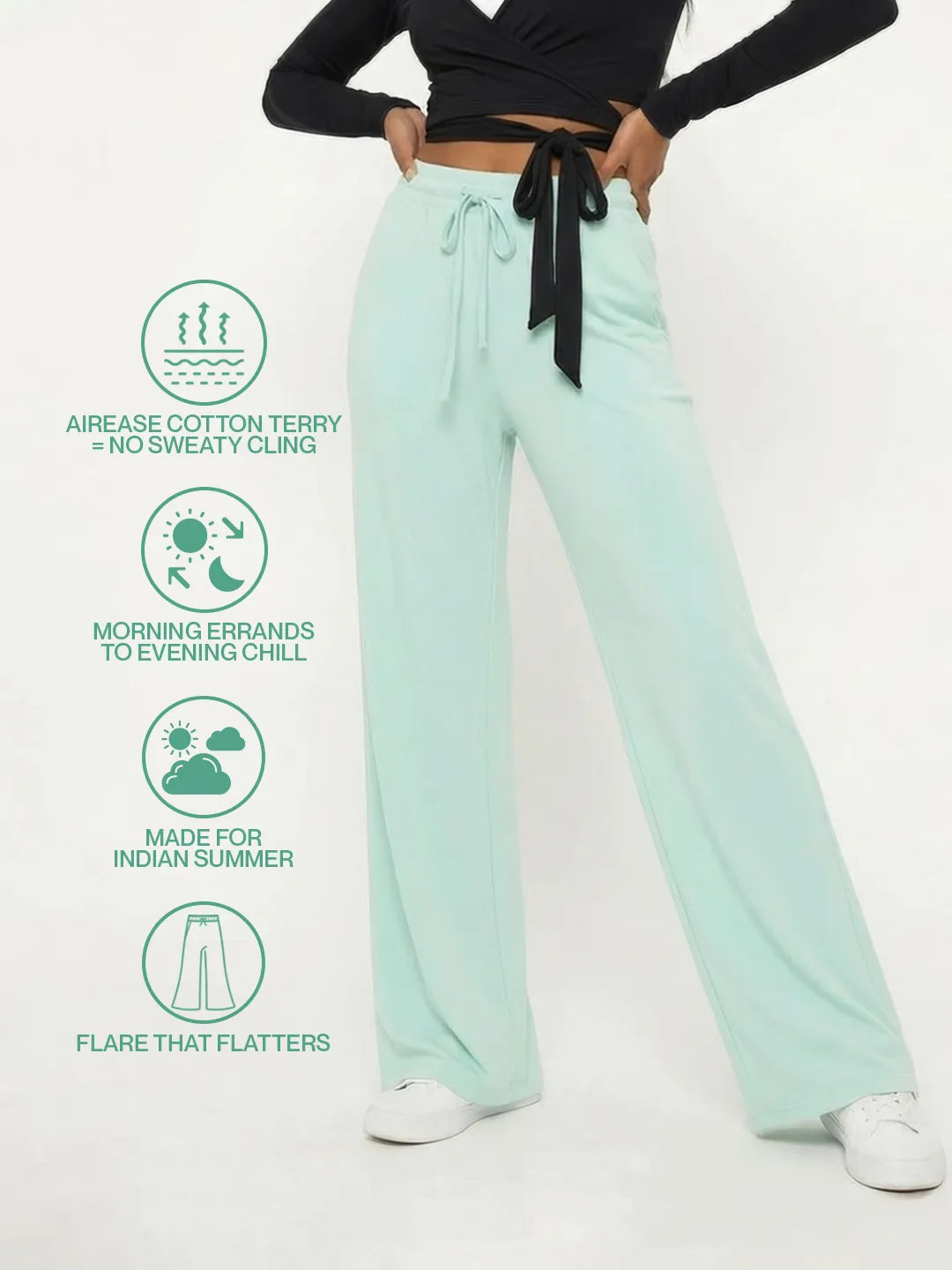 Morning Mint Flared PJ Pants
