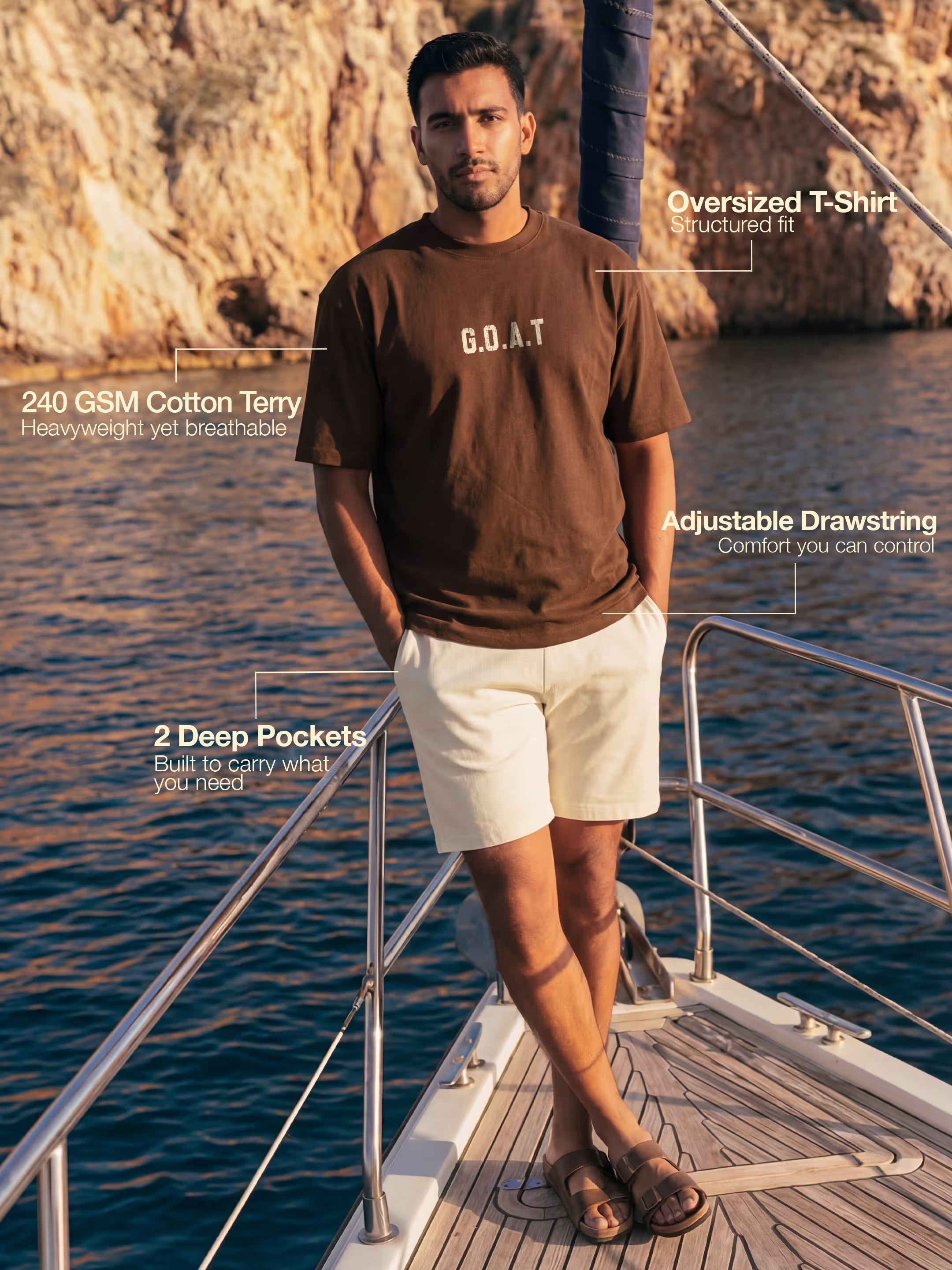 GOAT Cotton Men's 240 GSM AirEase Summer Coords