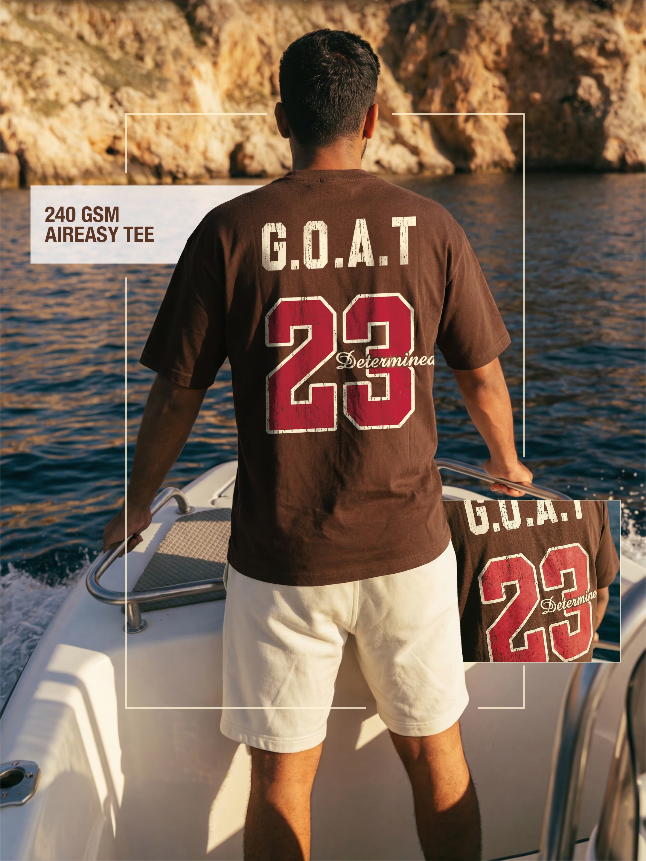 GOAT Men's Oversized T-Shirt