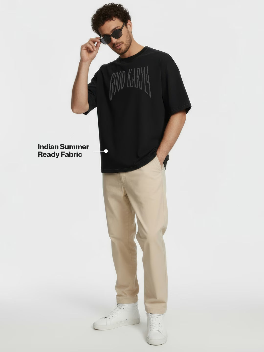Good Karma Men's Oversized T-Shirt