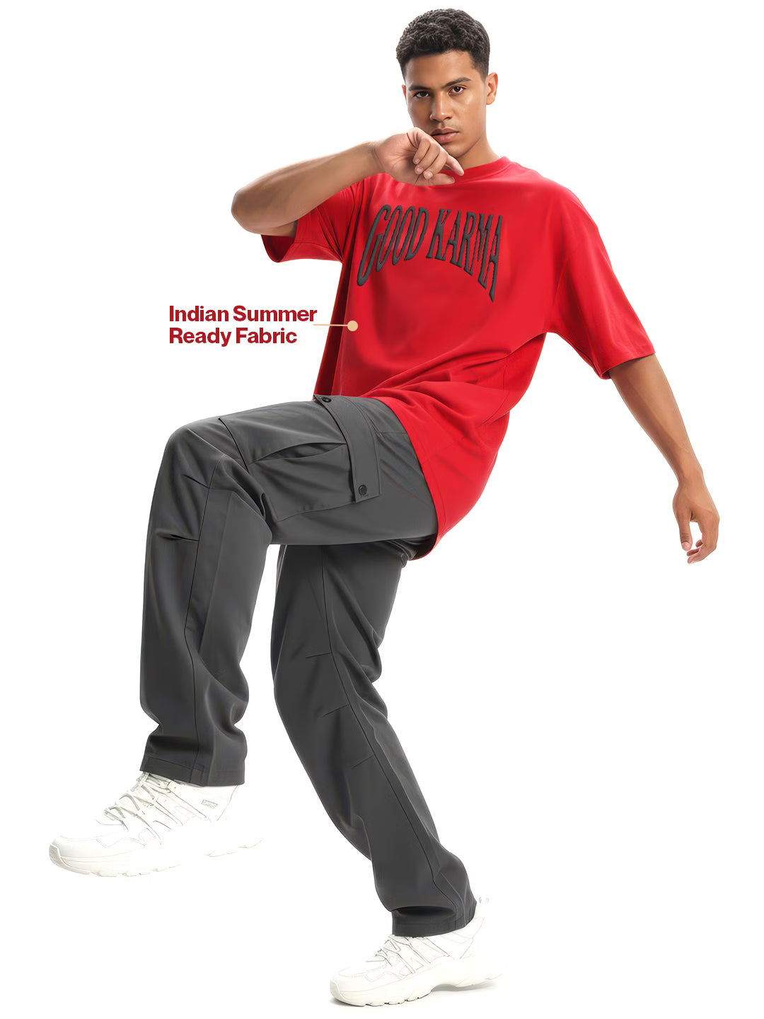Good Karma Men's Oversized T-Shirt