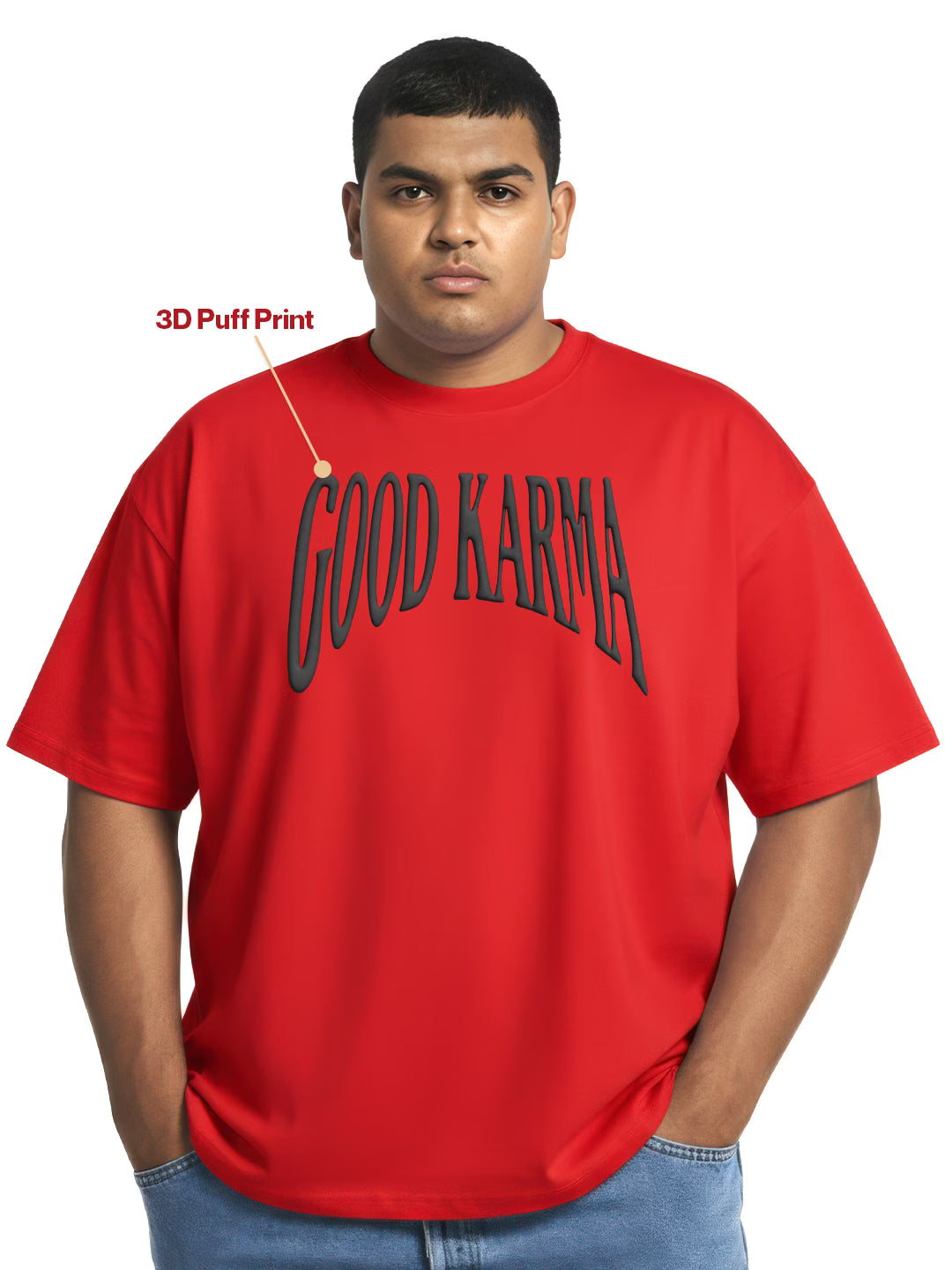 Good Karma Men's Oversized T-Shirt