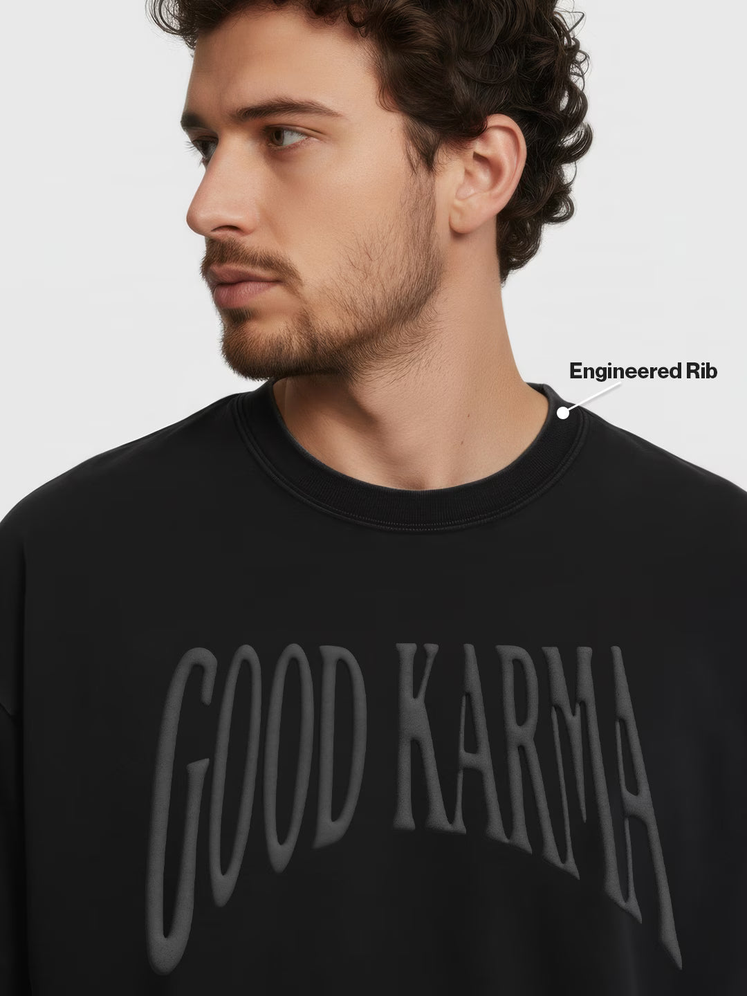 Good Karma Men's Oversized T-Shirt