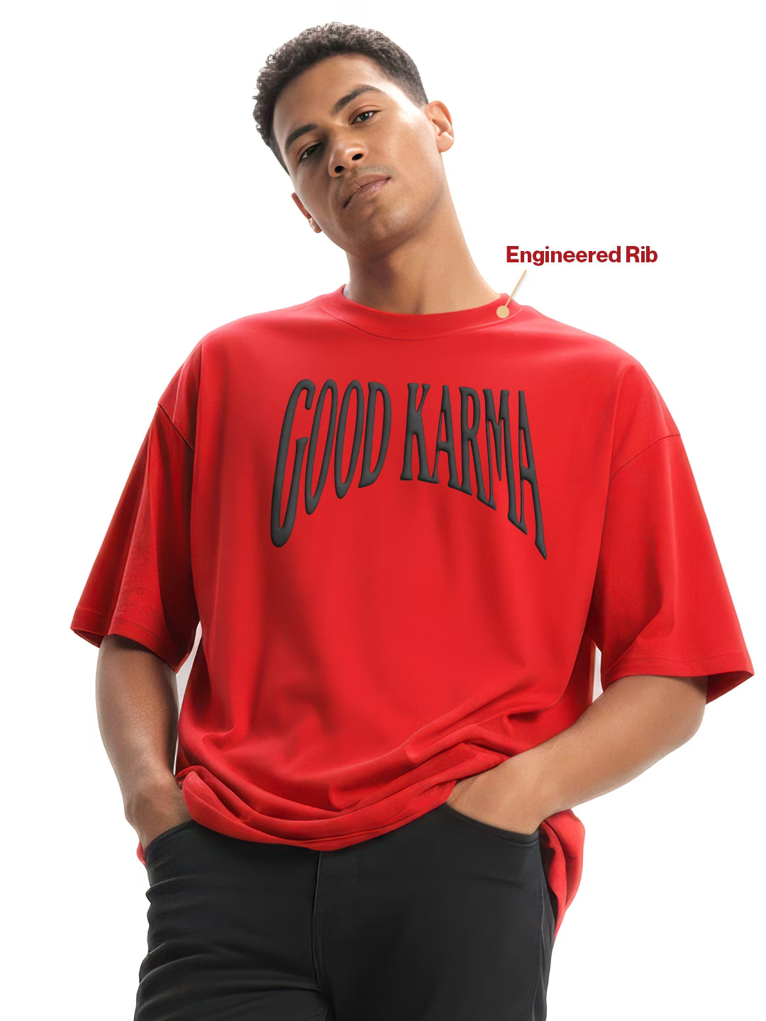 Good Karma Men's Oversized T-Shirt