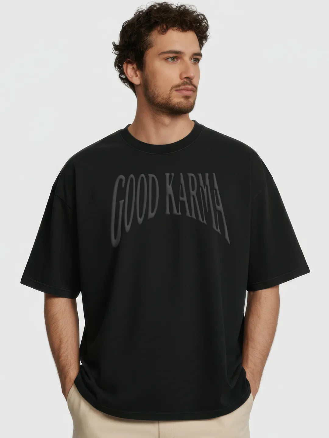 Good Karma Men's Oversized T-Shirt – FFlirtyGo