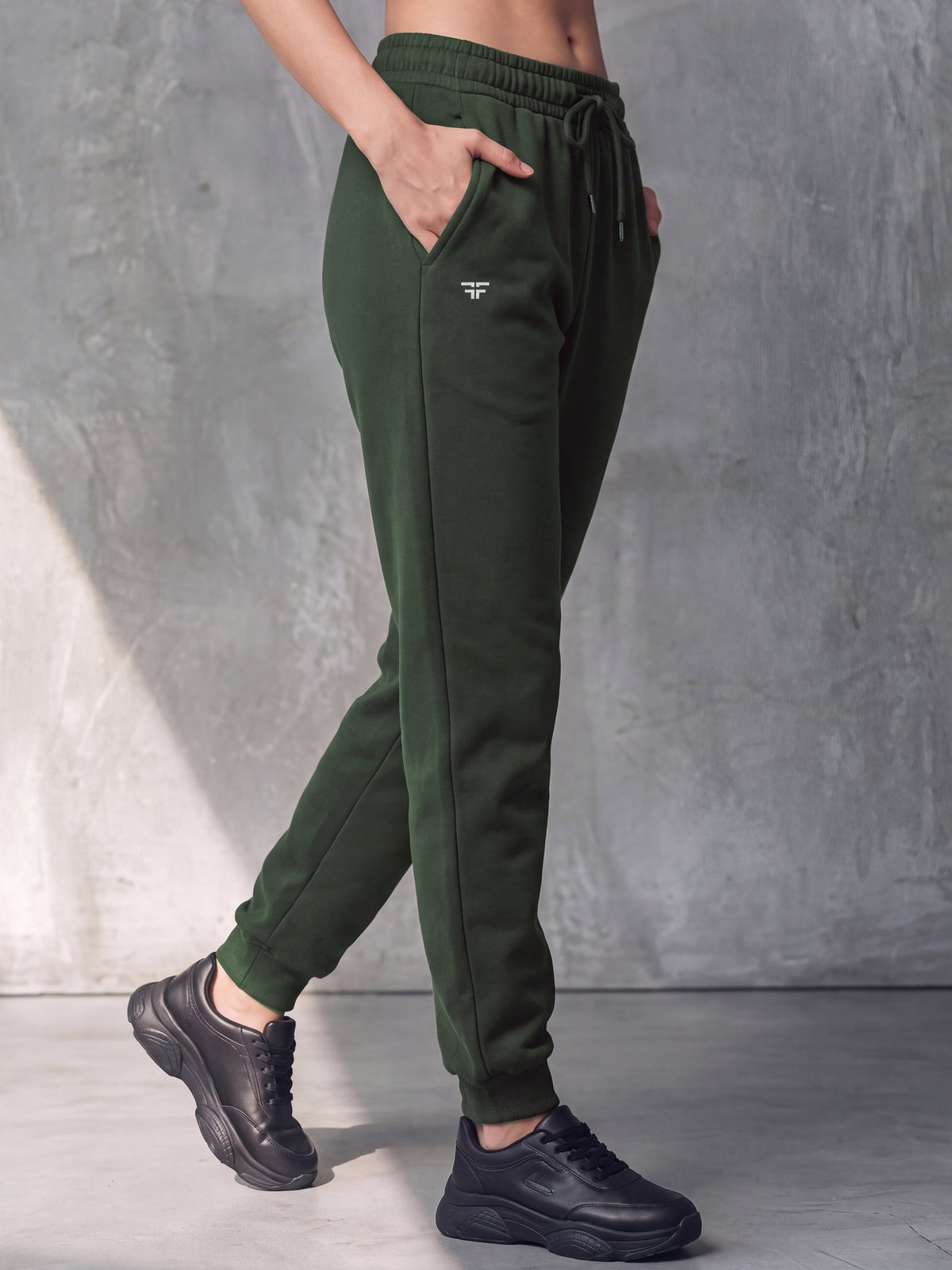 Green Fleece Joggers