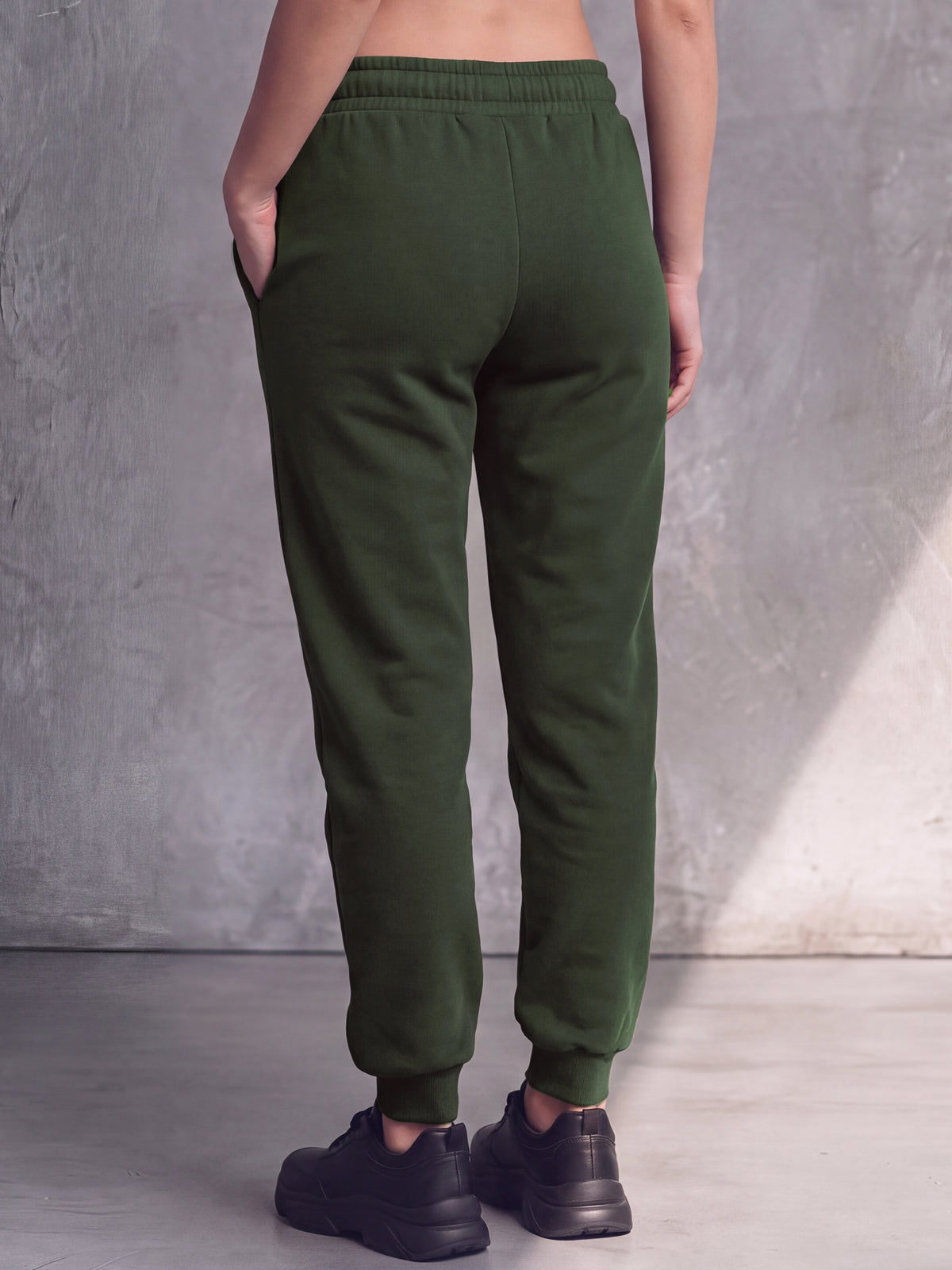Green Fleece Joggers