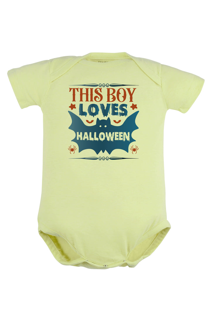 This Boy Loves Halloween Baby Romper | Onesies
