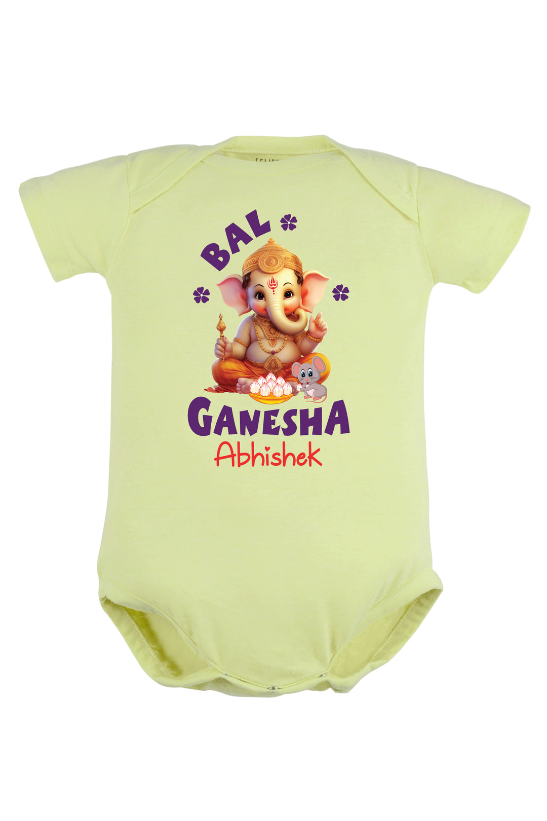 Bal Ganesha Baby Romper | Onesies w/ Custom Name
