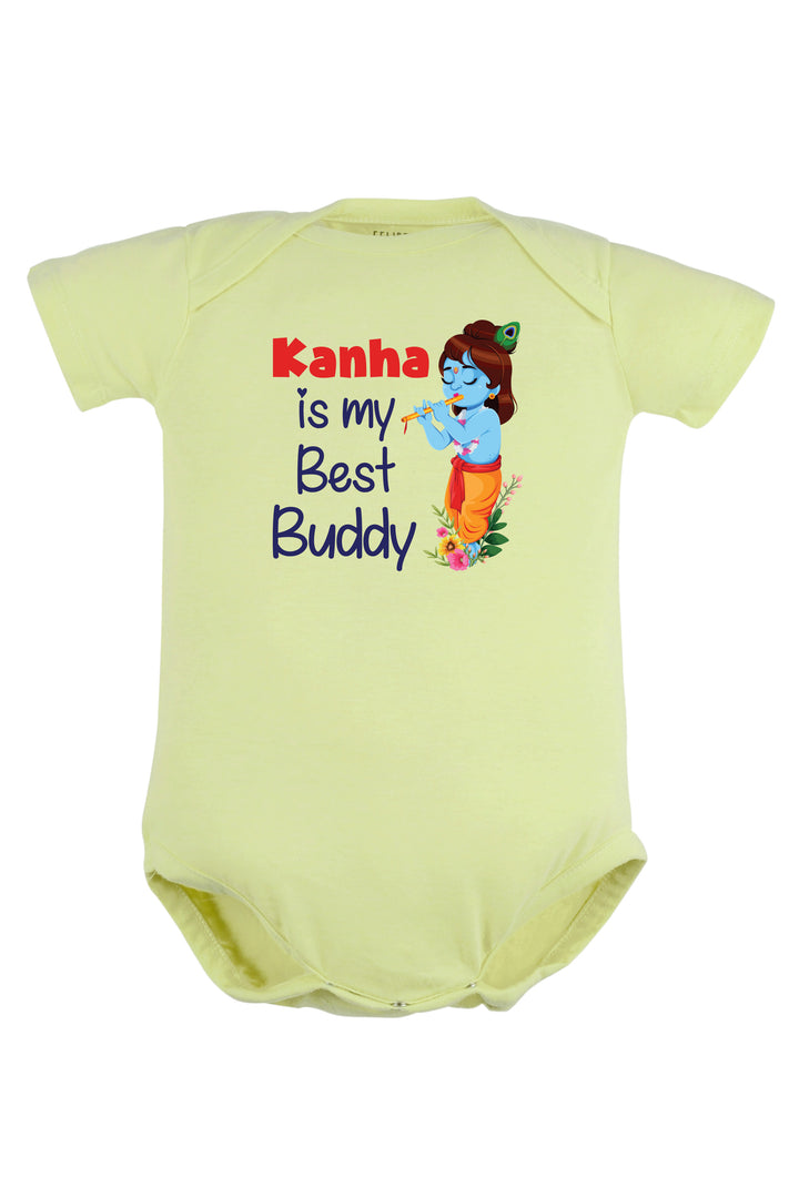 Kanha Is My Best Buddy Baby Romper | Onesies
