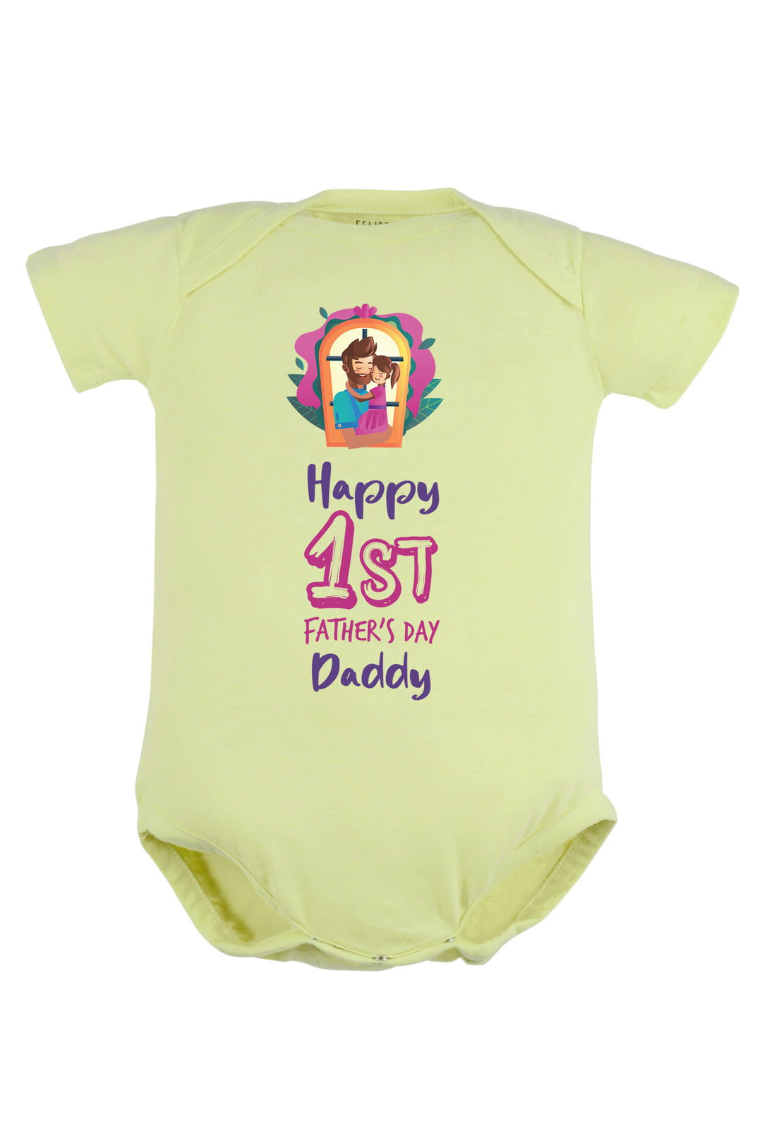 Happy 1st Father's Day Daddy Baby Romper | Onesies