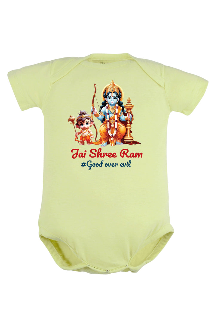 Jai Shree Ram Good Over Evil Baby Romper | Onesies