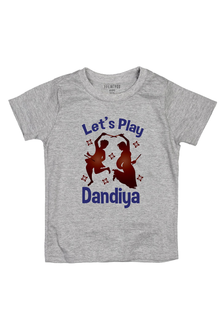 Let's Play Dandiya Kids T Shirt