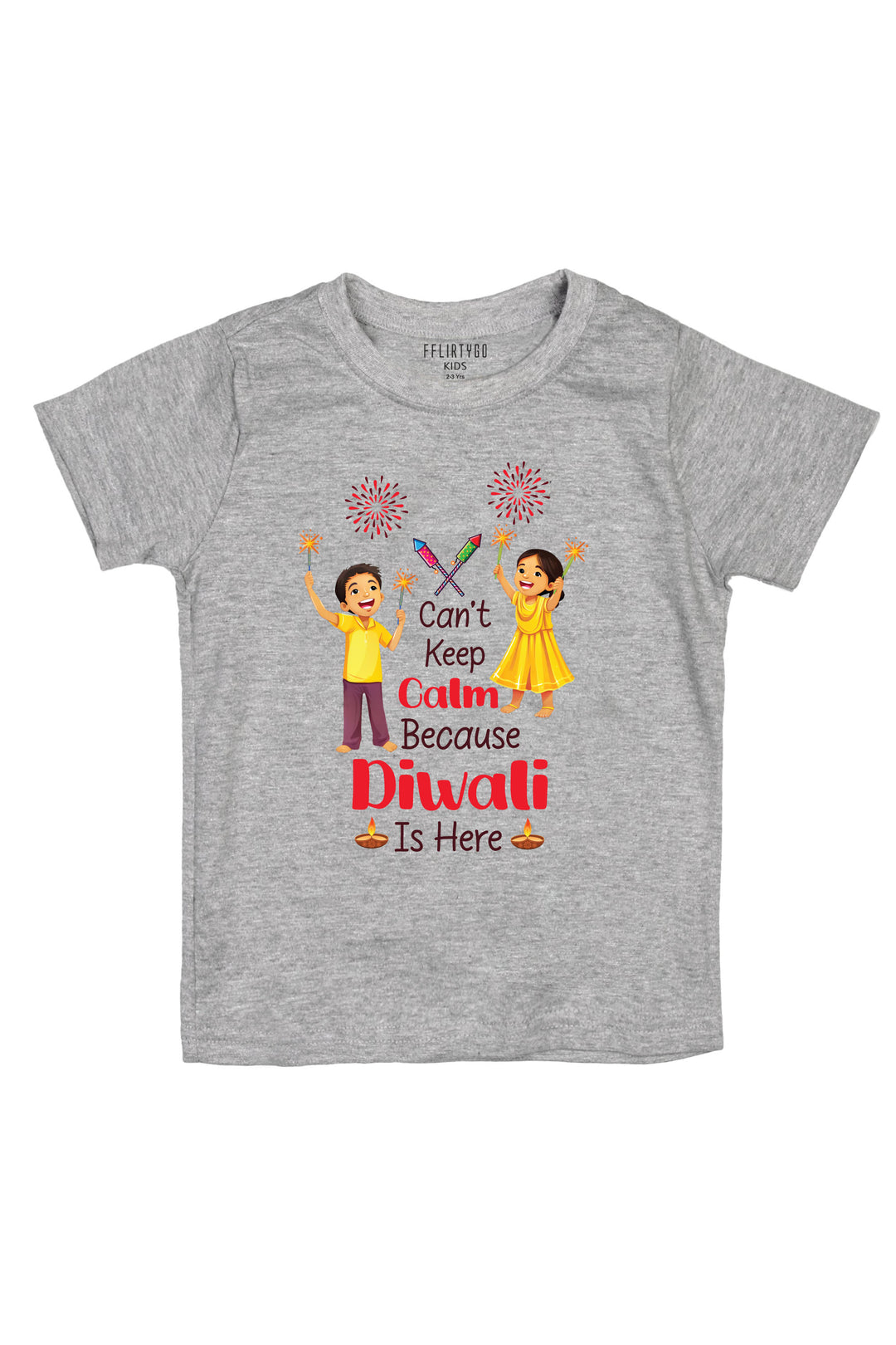 Can't Keep Calm Because Diwali Is Here Kids T Shirt