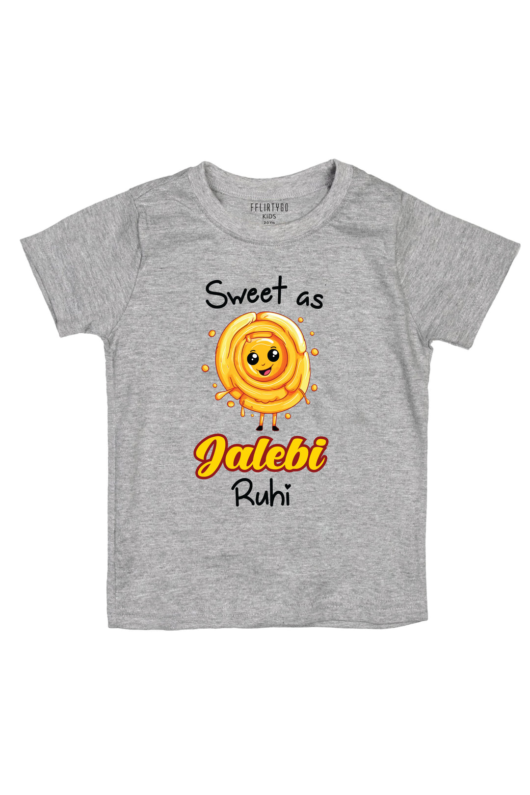 Sweet As Jalebi Kids T Shirt w/ Custom Name