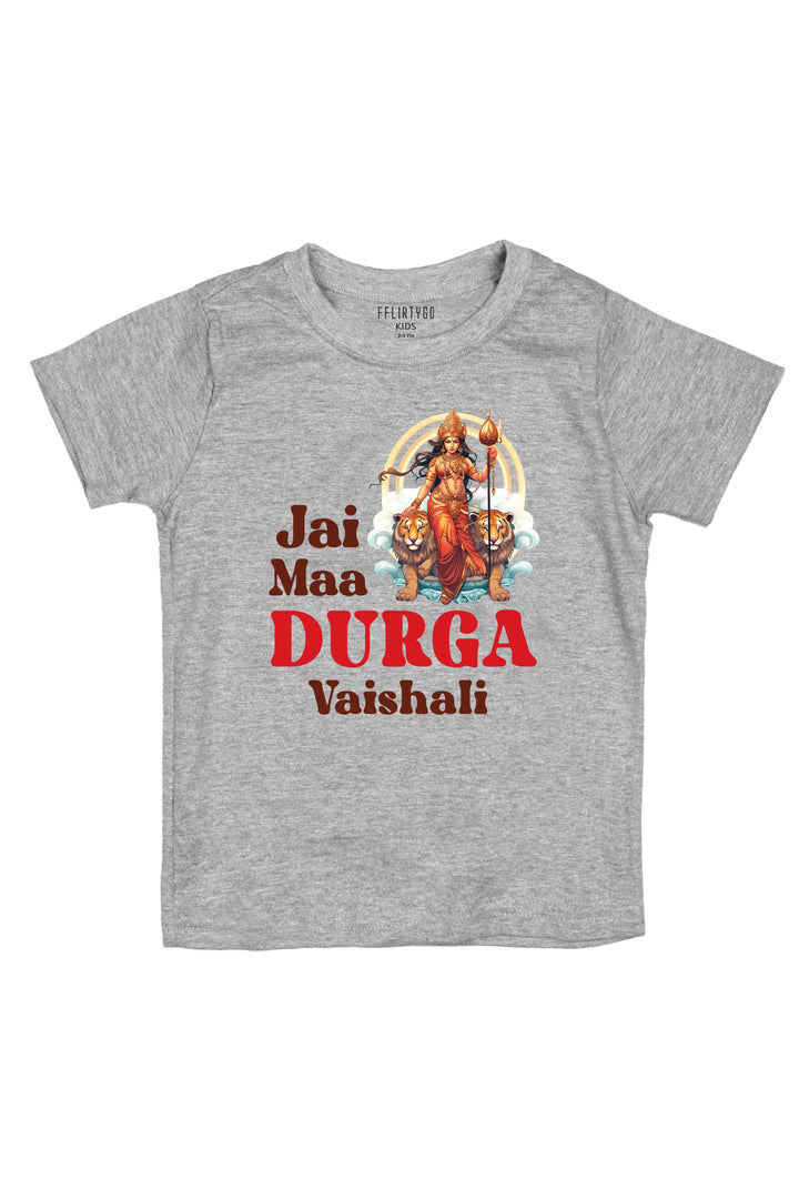 Jai Maa Durga Kids T Shirt w/ Custom Name