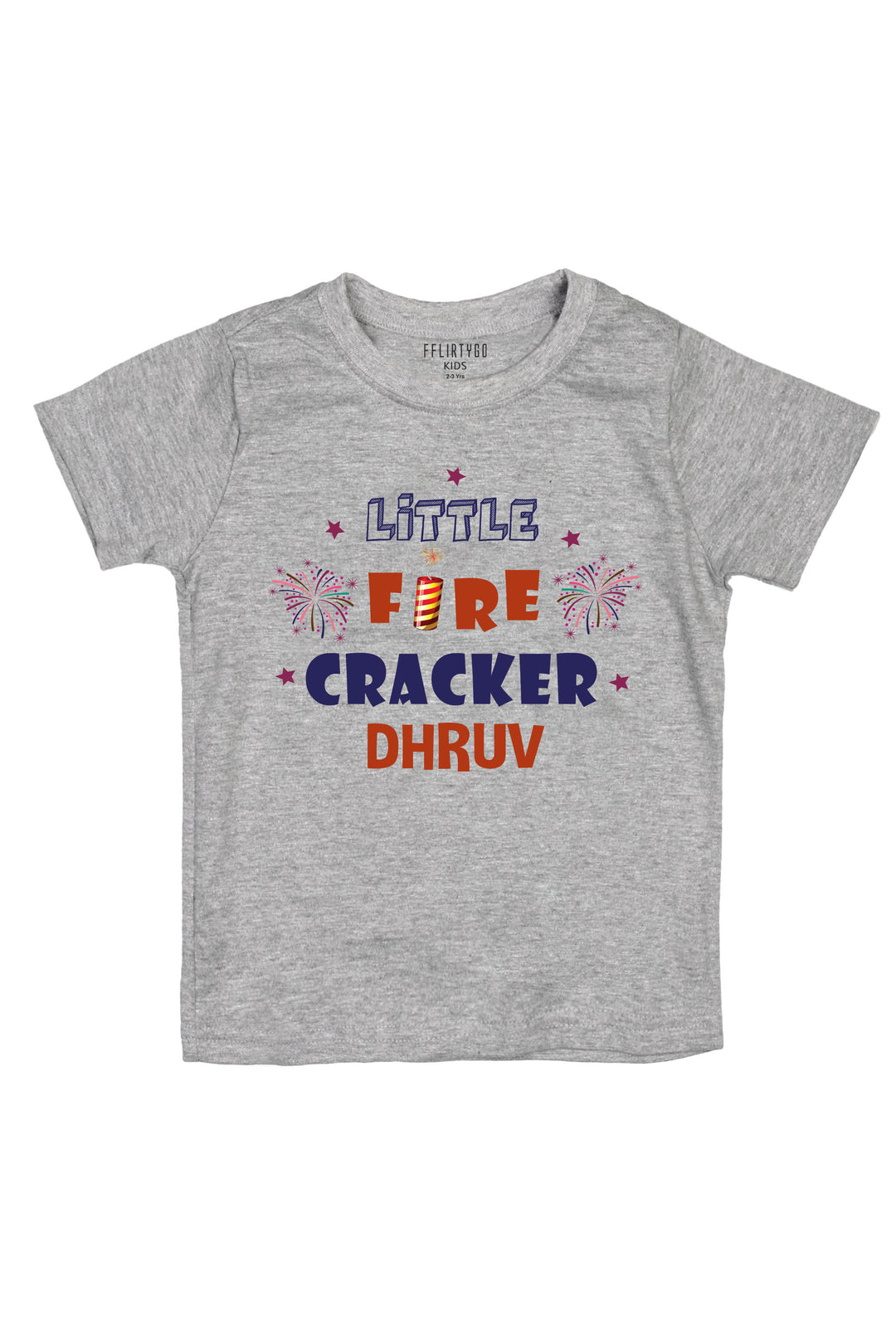 Little Fire Cracker Kids T Shirt w/ Custom Name
