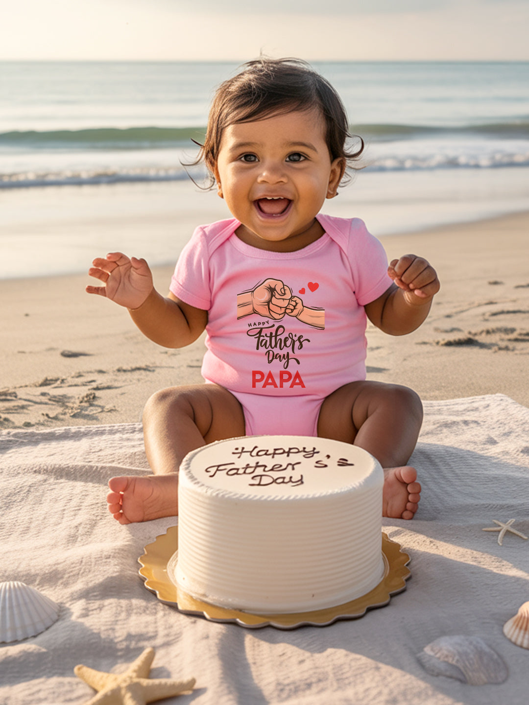 Happy Father's Day Papa Baby Romper | Onesies