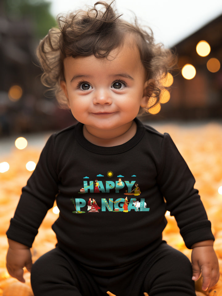 Happy pongal Rituals Baby Romper | Onesies