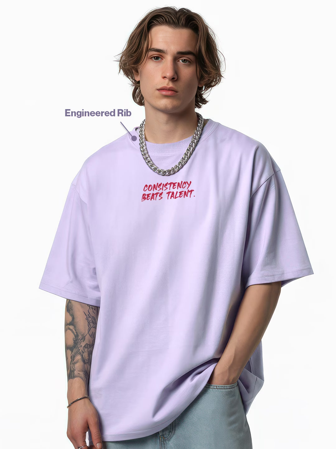 Hard Doesn't Mean Impossible Men's Oversized T-Shirt