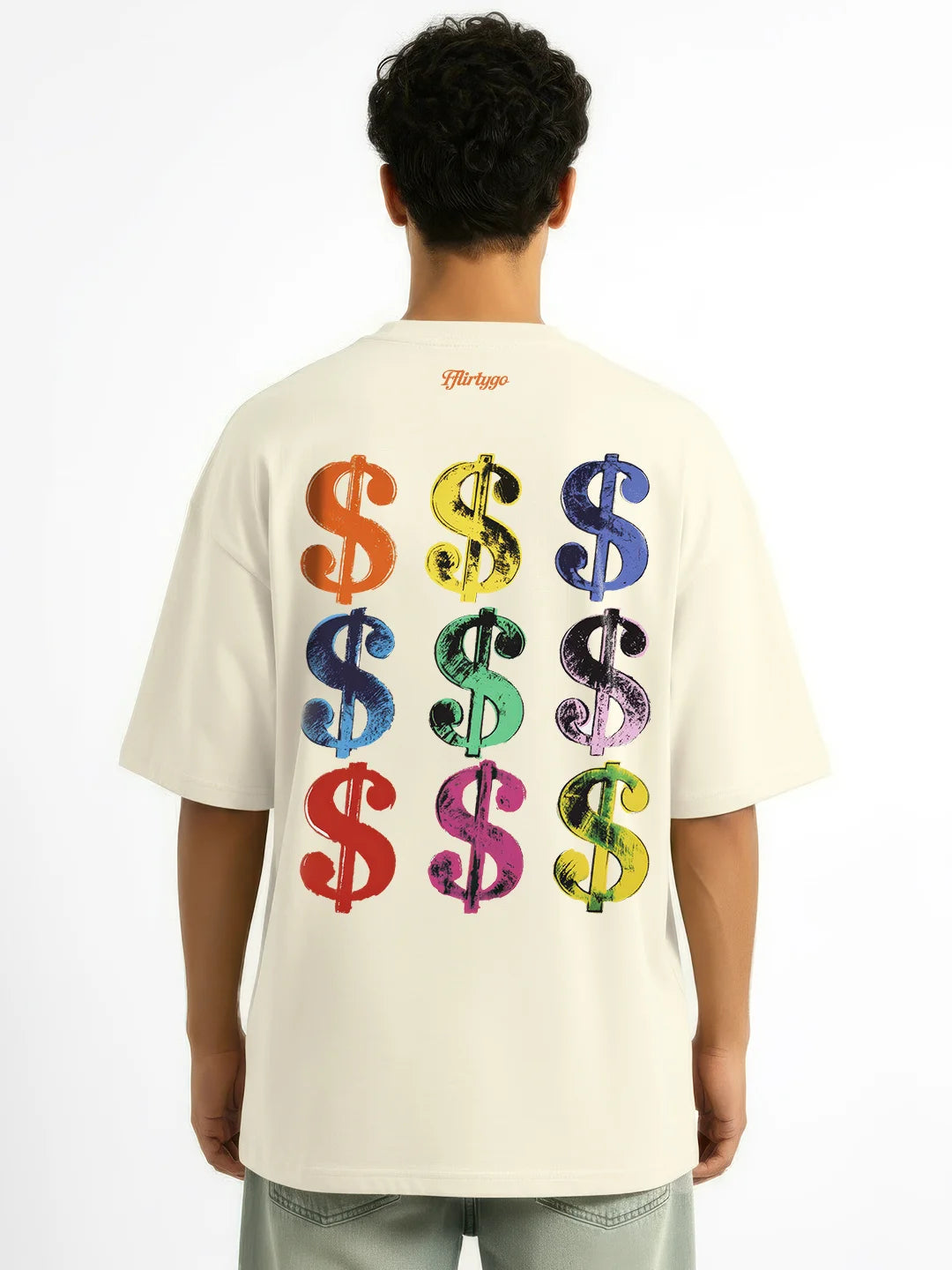 Hustle Hard $$$ Mens Oversized T-Shirt