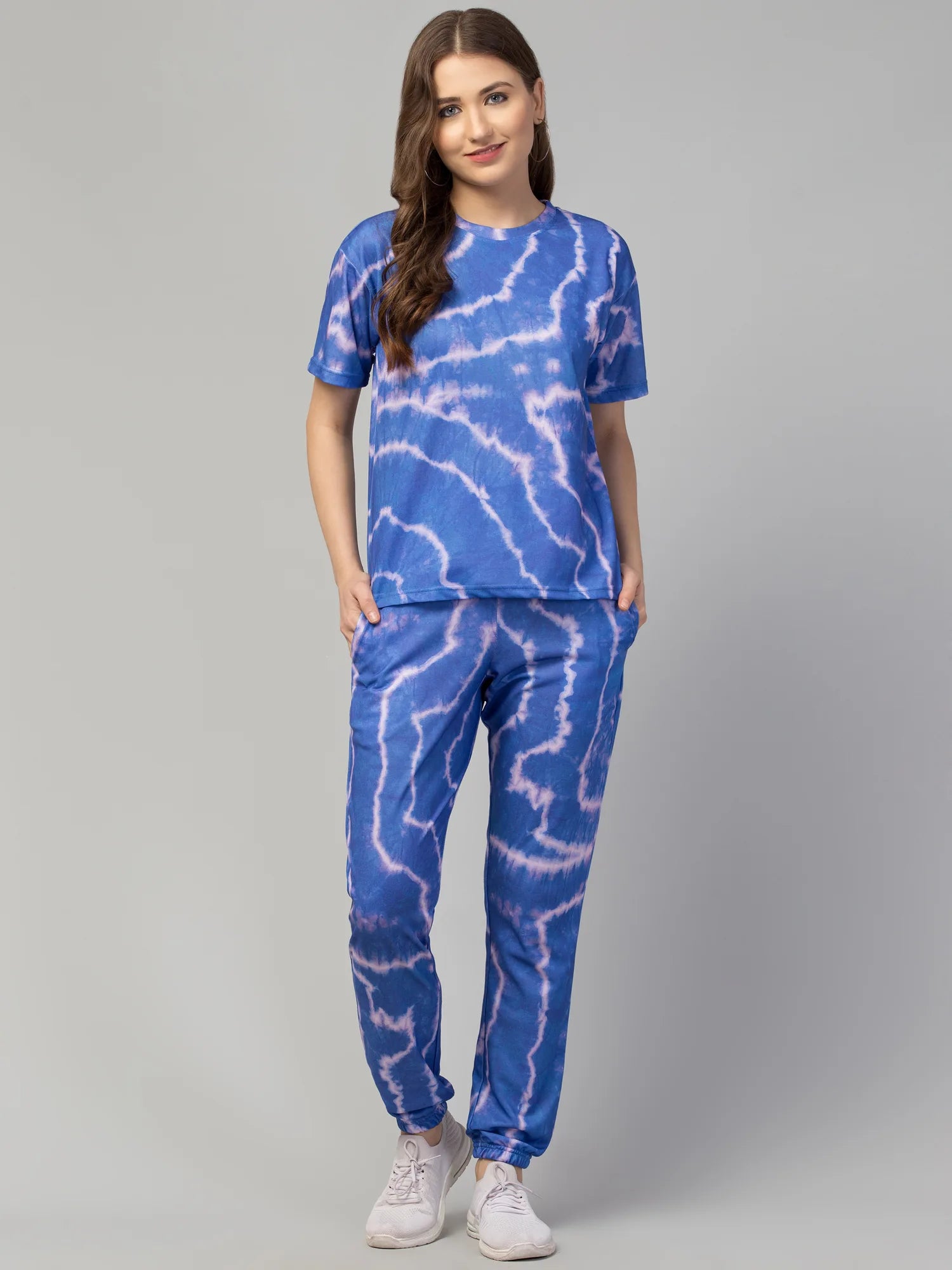 Indigo Pink Swirl Coord Set