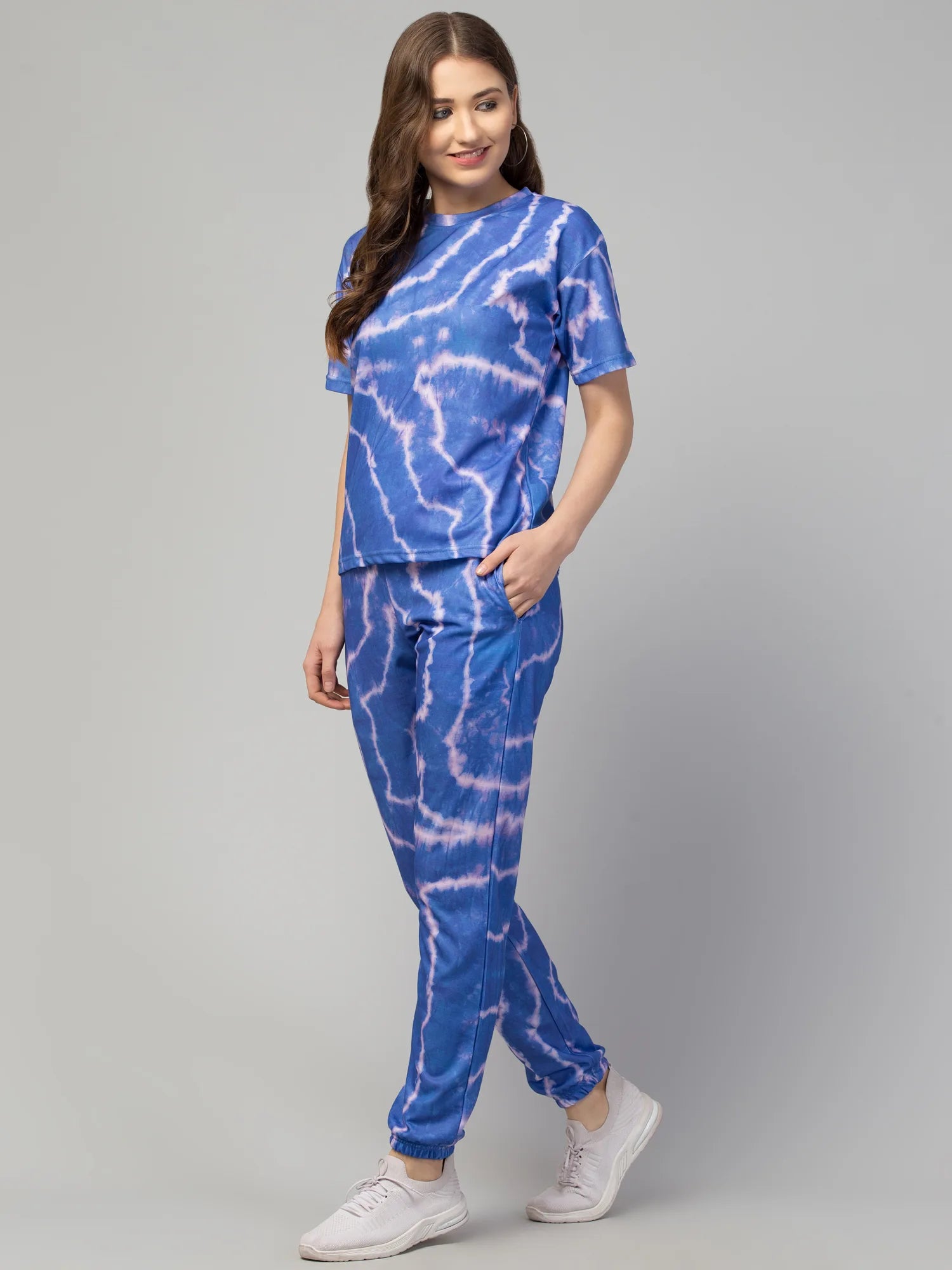 Indigo Pink Swirl Coord Set