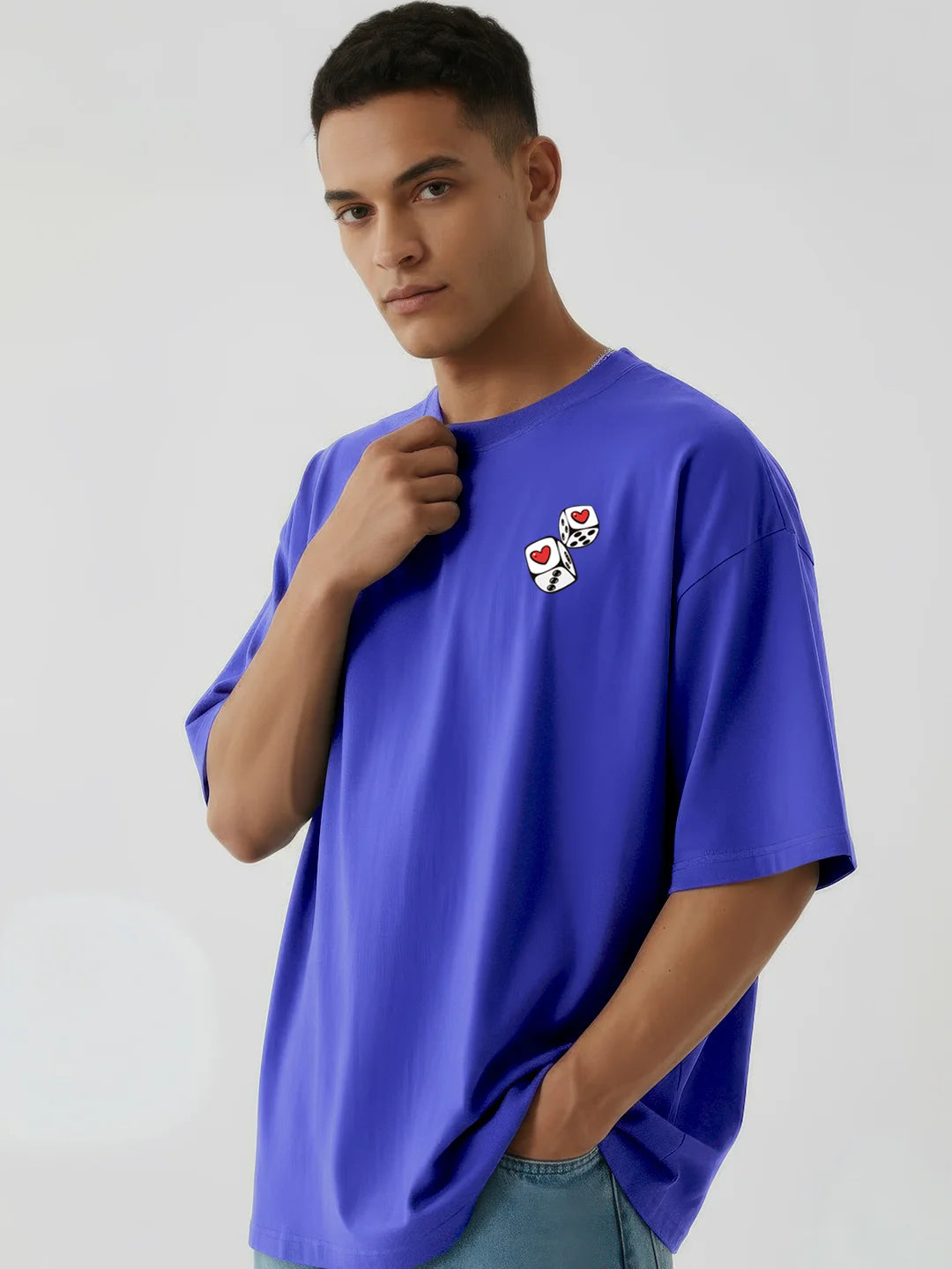 King Of Hearts Mens Oversized T-Shirt