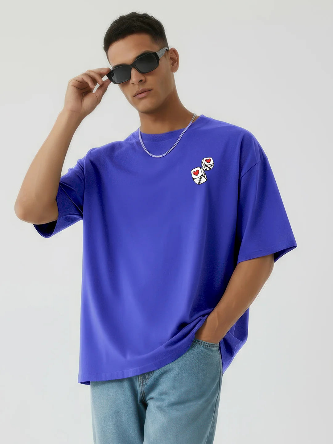 King Of Hearts Mens Oversized T-Shirt